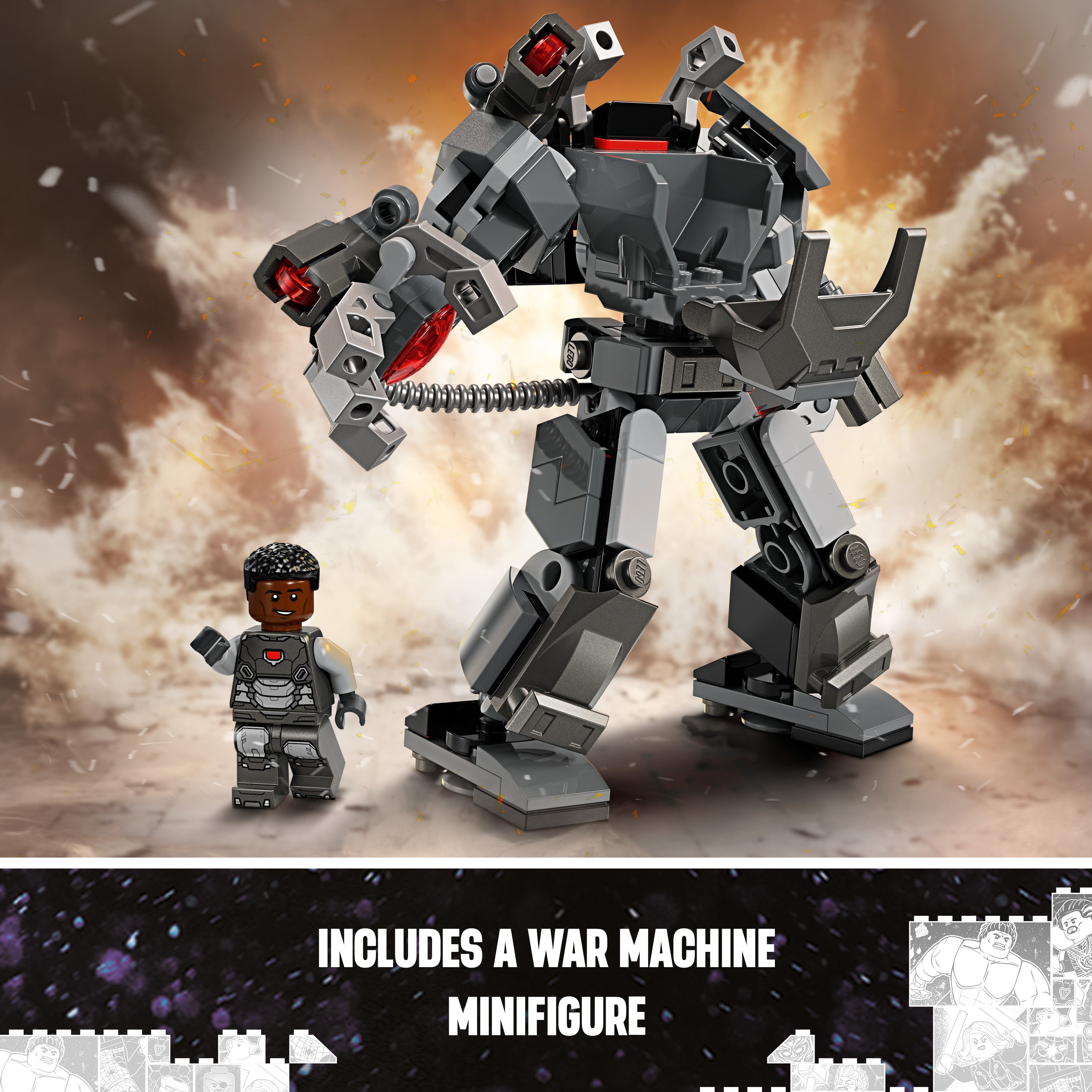 Lego 76277 War Machine Mech Armor