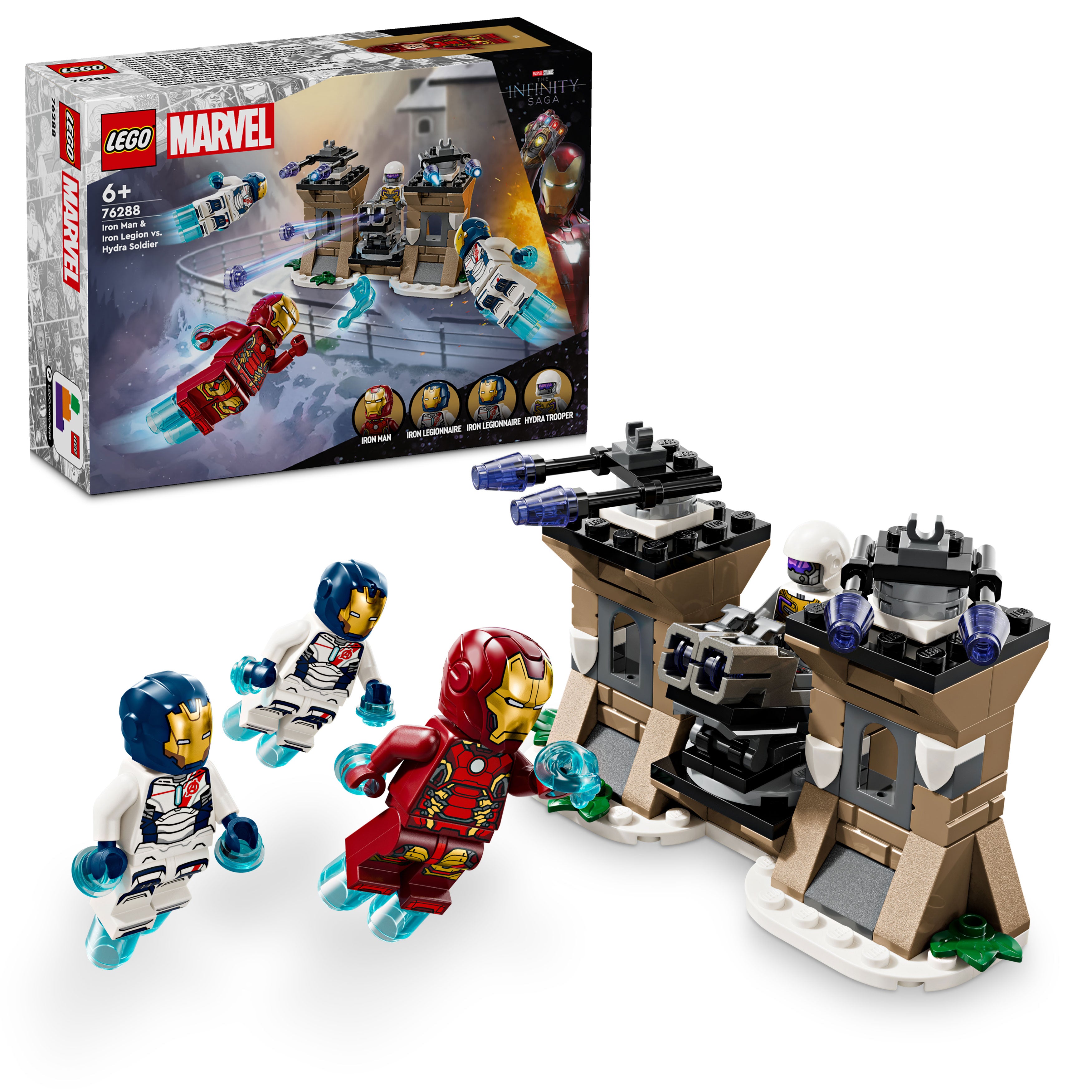 Lego 76288 Iron Man & Iron Legion v Hydra Soldier