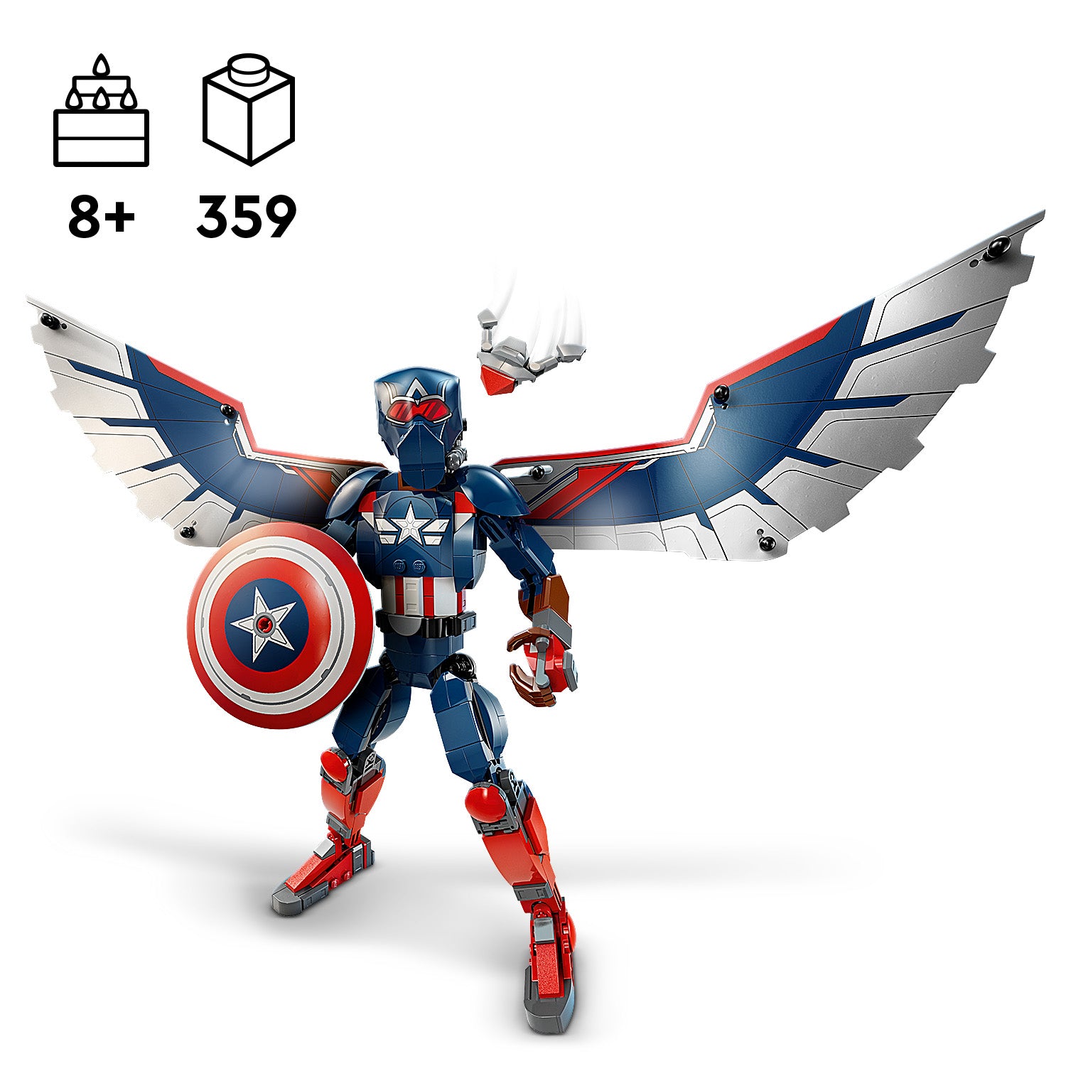 Lego 76296 New Captain America Construction Figure