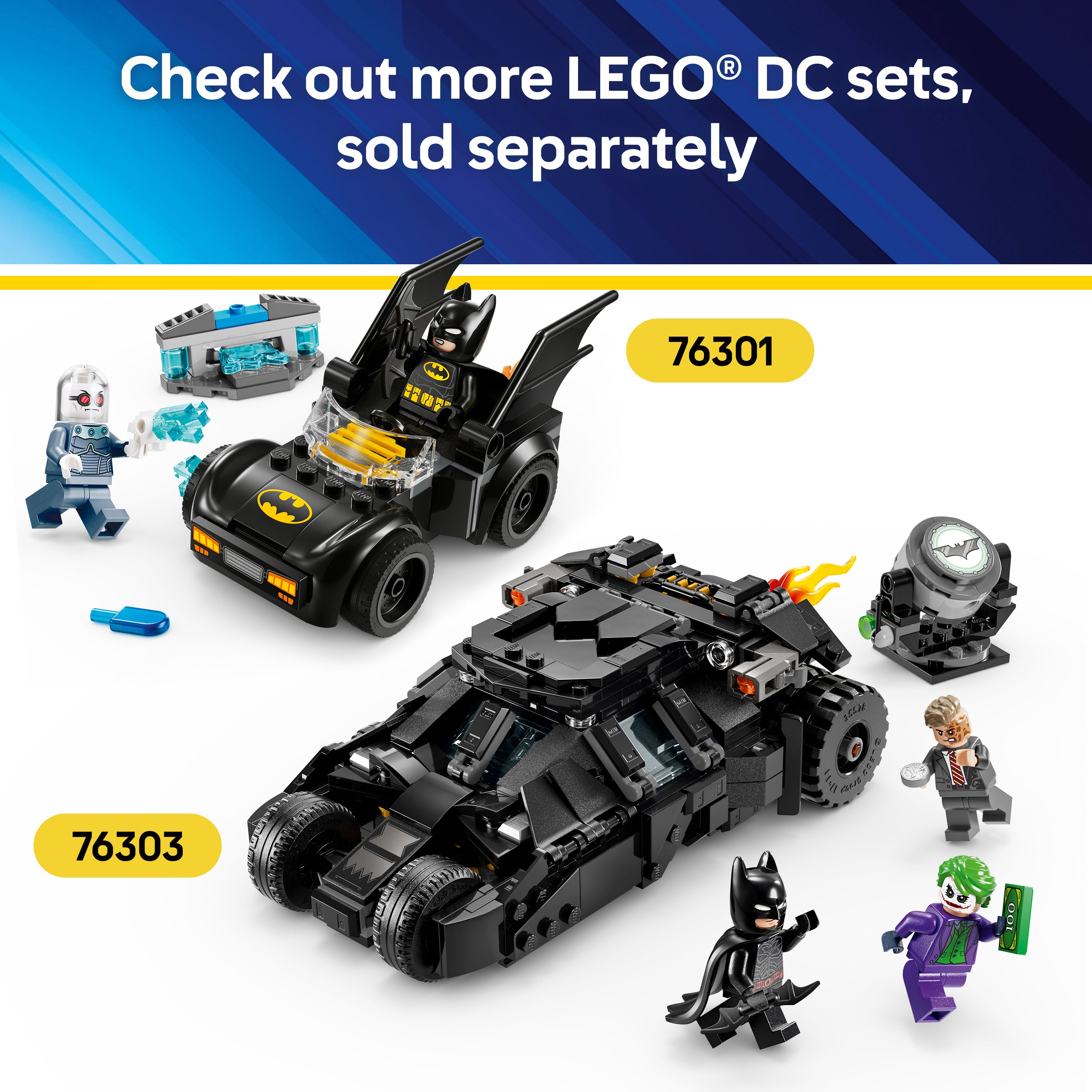 LEGO DC 76303 Batman™ Tumbler vs. Two-Face™ & The