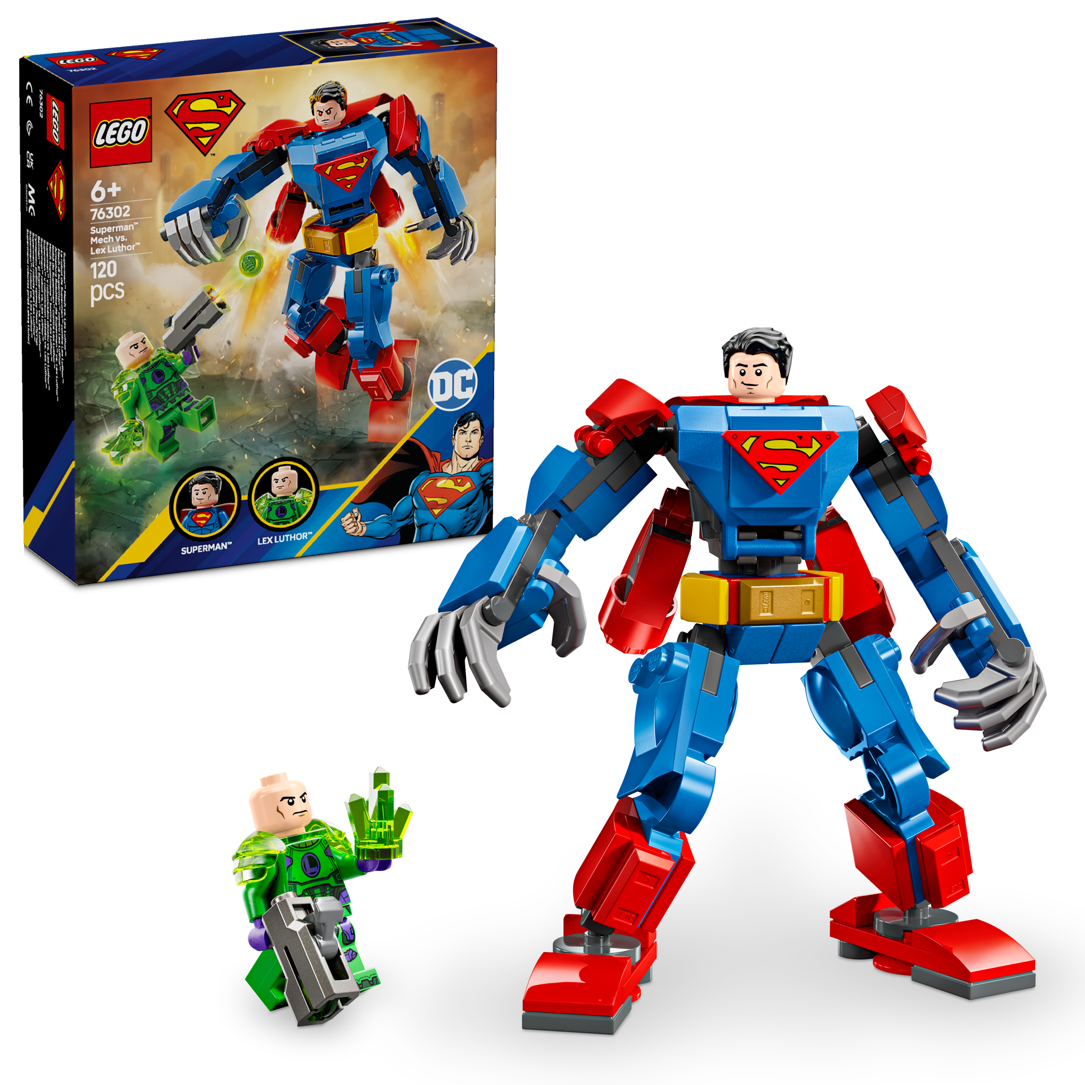 LEGO DC 76302 Superman™ Mech vs. Lex Luthor™