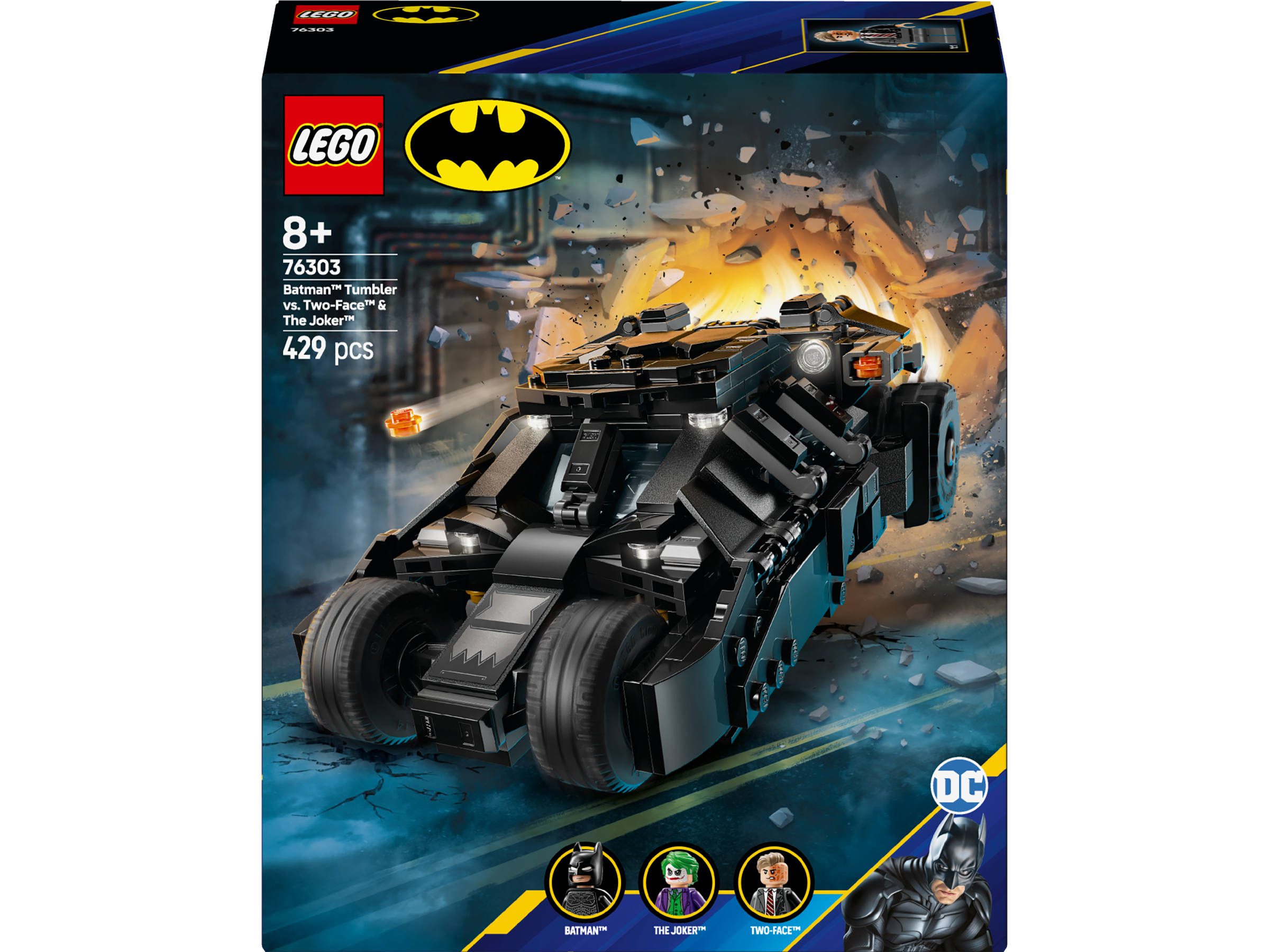 LEGO DC 76303 Batman™ Tumbler vs. Two-Face™ & The Joker™