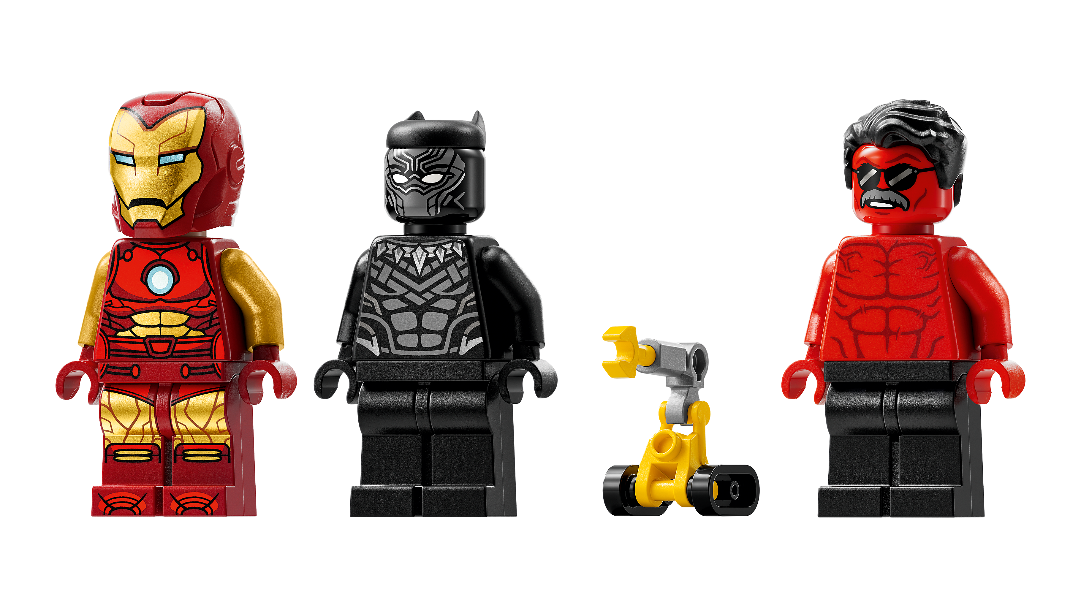 LEGO Marvel 76310 Iron Man Car & Black Panther vs. Red Hulk