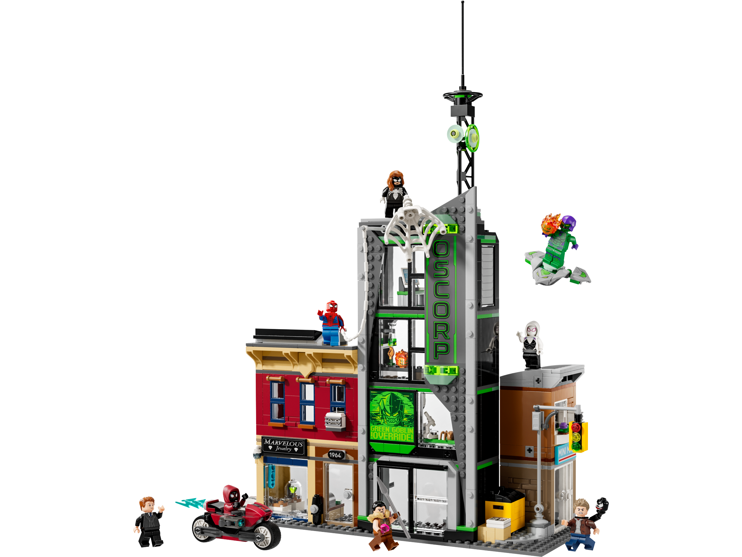 Lego 76324 Spider-Man vs. Oscorp Set