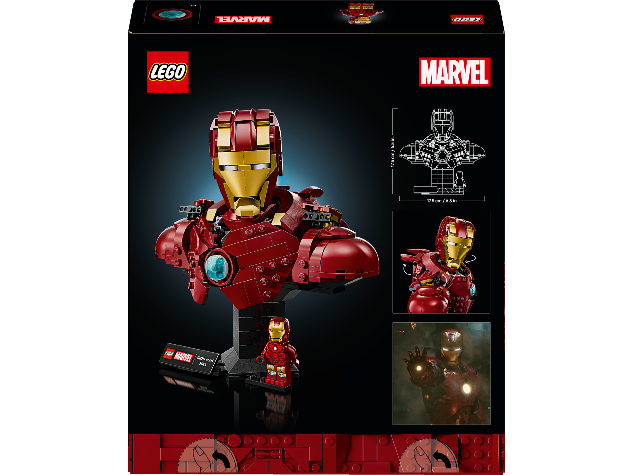 LEGO Marvel 76327 Iron Man MK4 Bust Set