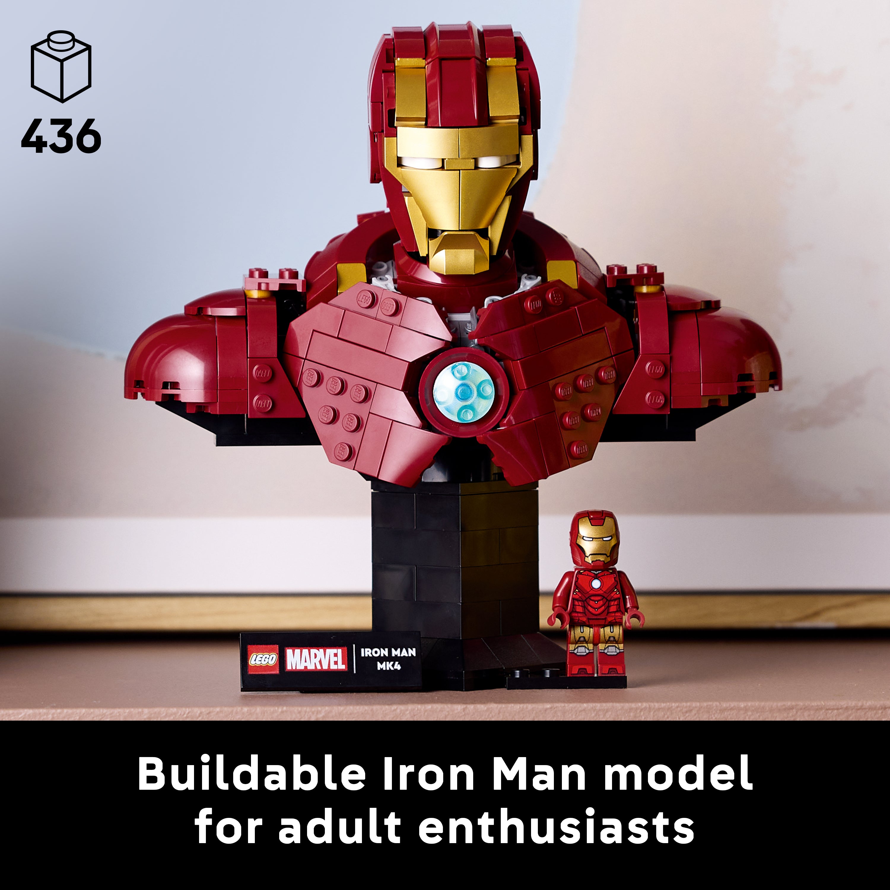 LEGO Marvel 76327 Iron Man MK4 Bust Set