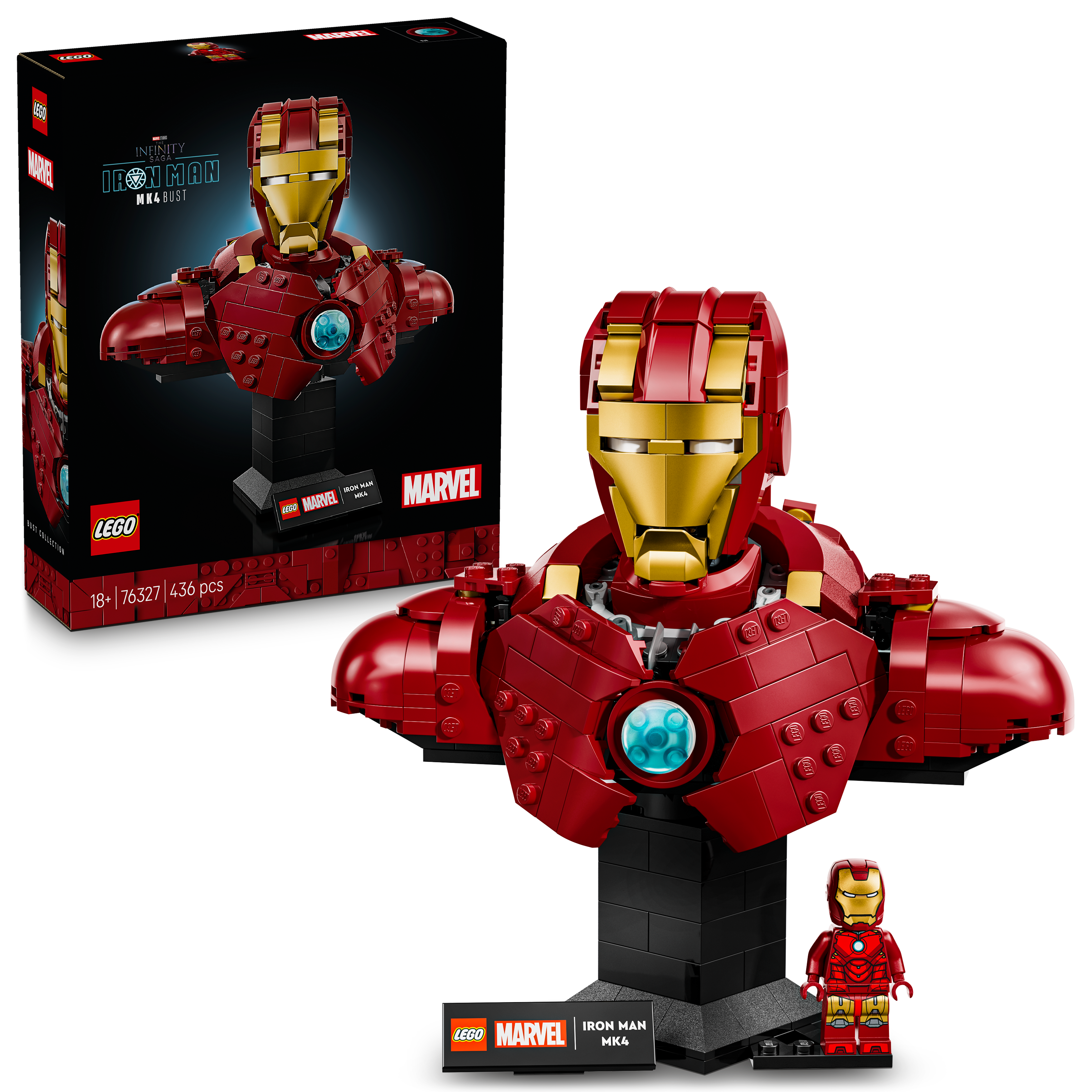 LEGO Marvel 76327 Iron Man MK4 Bust Set