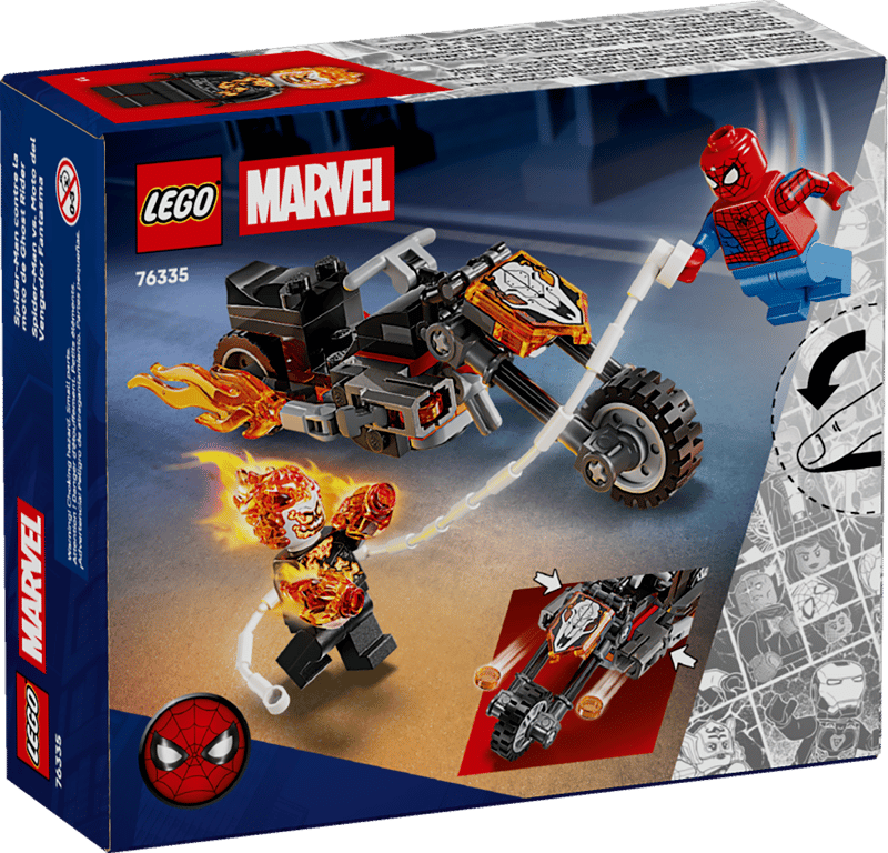 Lego 76335 Spider-Man vs. Ghost Rider Motorcycle