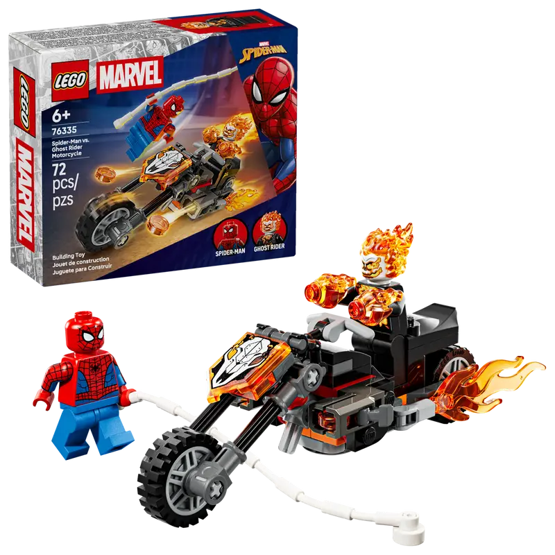 Lego 76335 Spider-Man vs. Ghost Rider Motorcycle