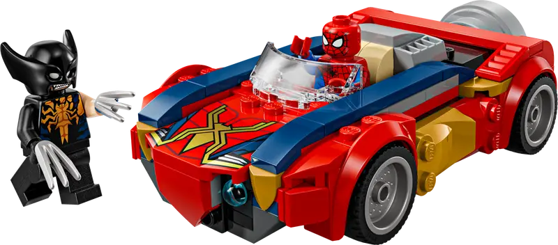 Lego 76336 Spider-Man Car vs. Venomized Wolverine