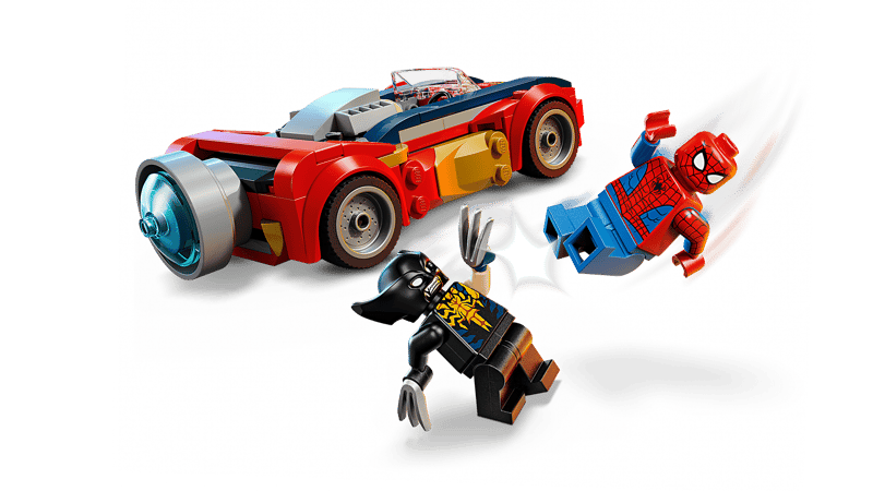 Lego 76336 Spider-Man Car vs. Venomized Wolverine