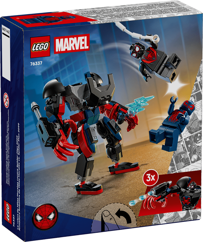 Lego 76337 Miles Morales Mech vs. Spider-Man 2099