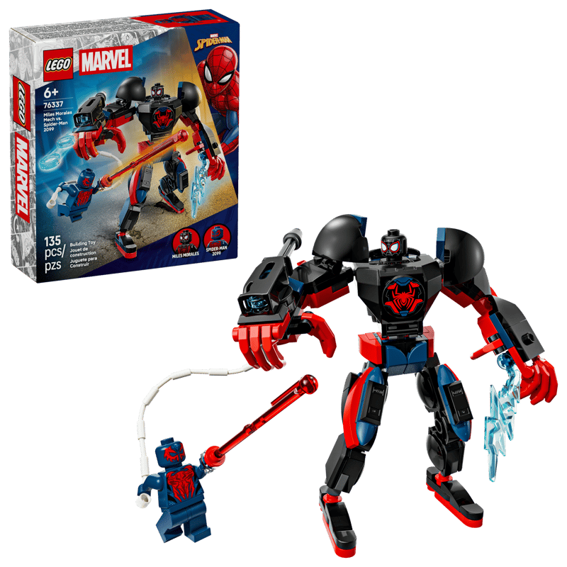 Lego 76337 Miles Morales Mech vs. Spider-Man 2099