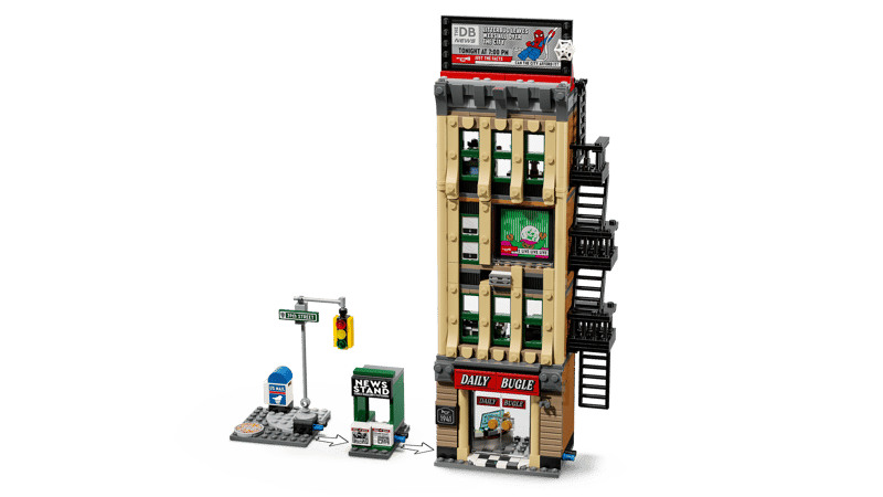 Lego 76342 Spider-Man vs. Mysterio: The Daily Bugle