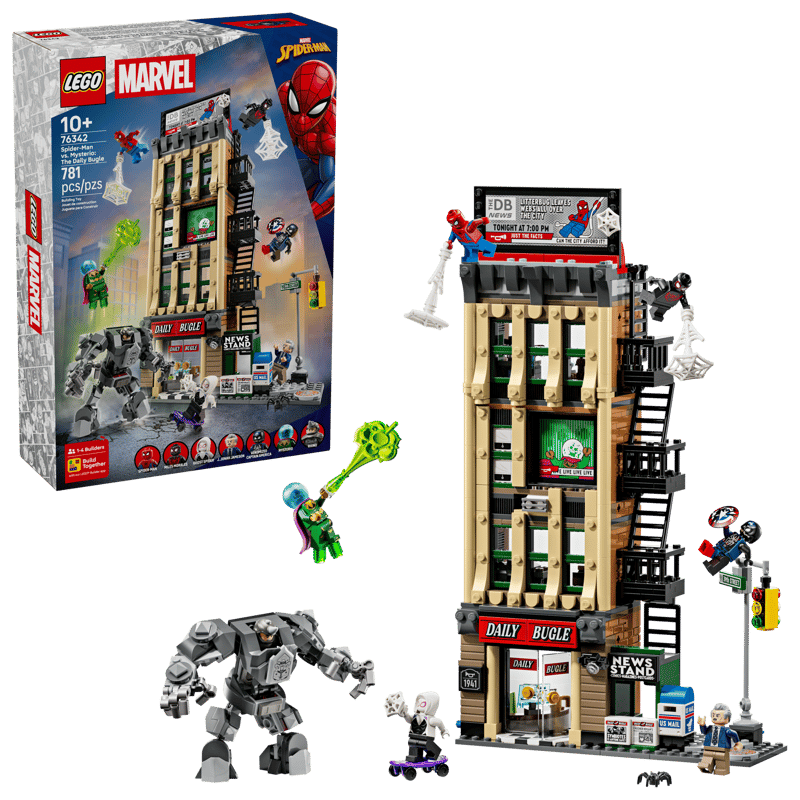 Lego 76342 Spider-Man vs. Mysterio: The Daily Bugle