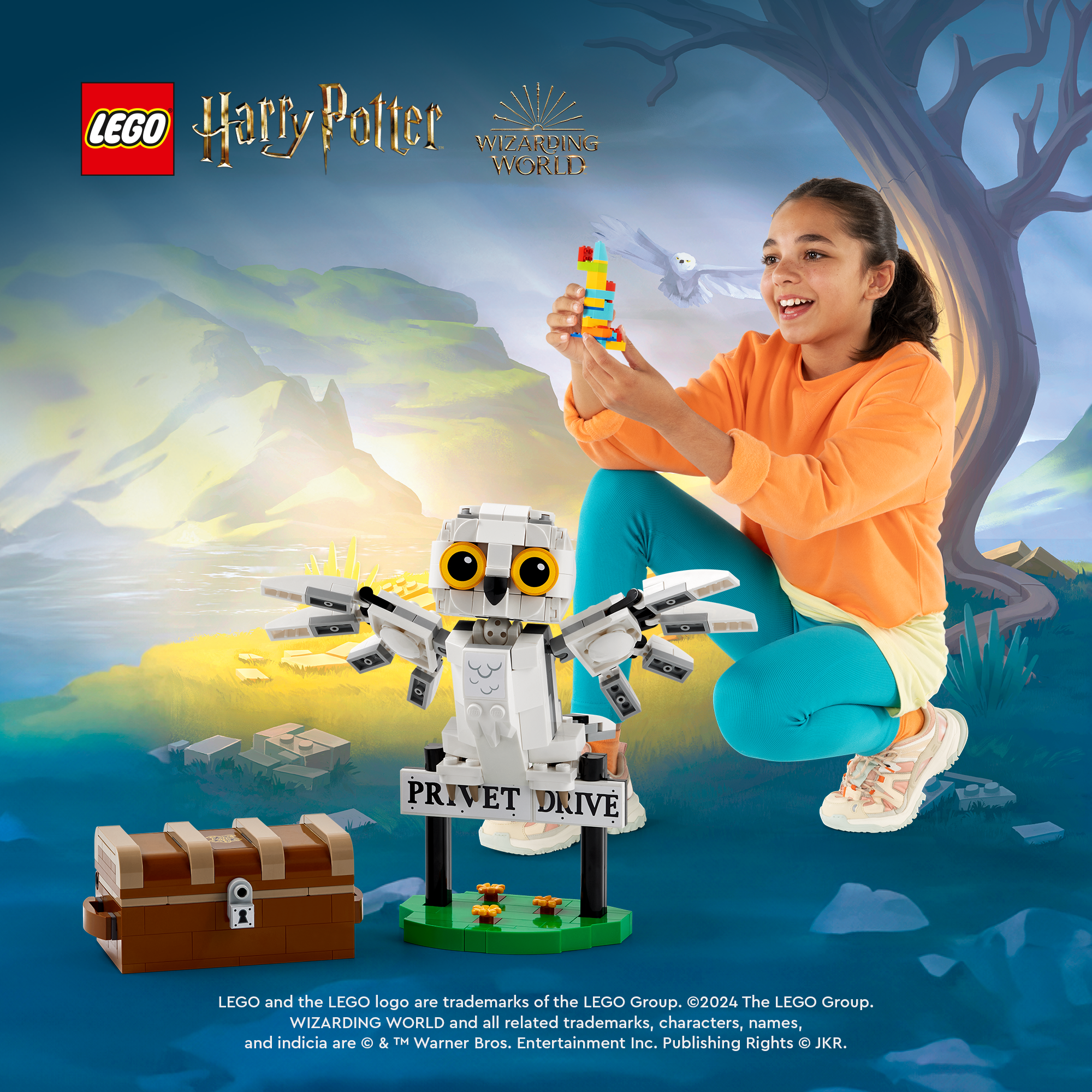 Lego 76425 Hedwig at 4 Privet Drive