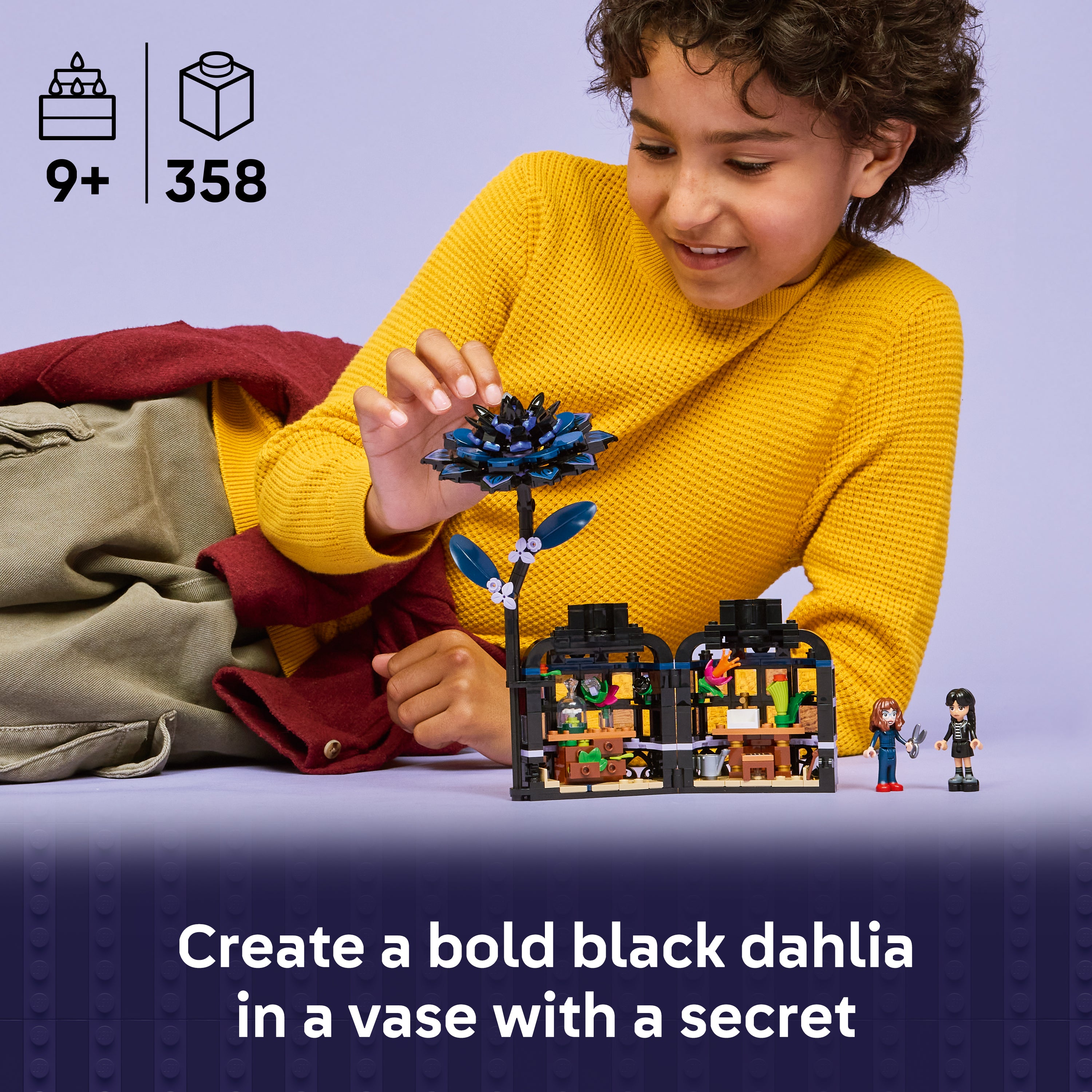 Lego 76784 Black Dahlia Flower