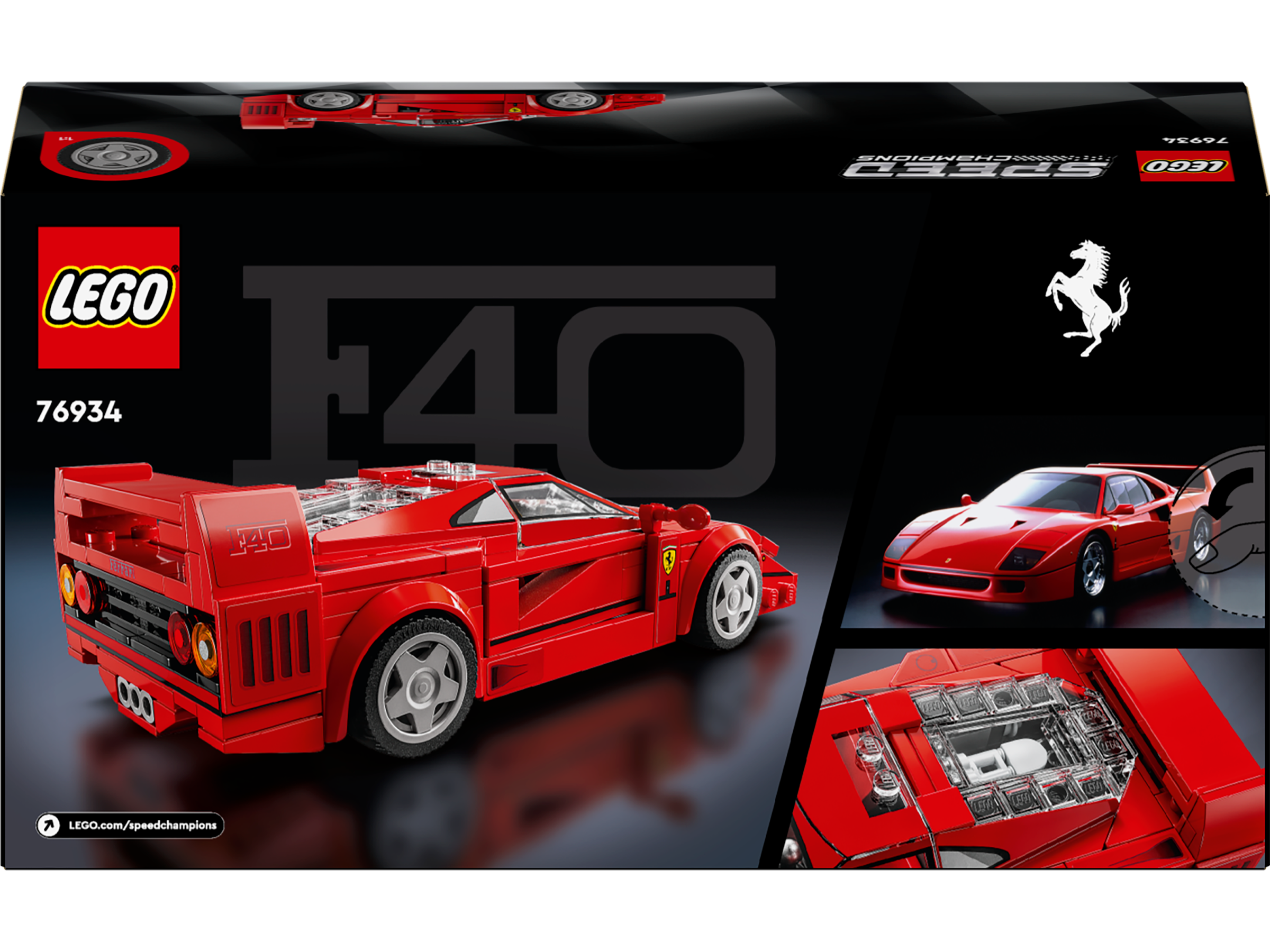 Lego 76934 Ferrari F40 Supercar