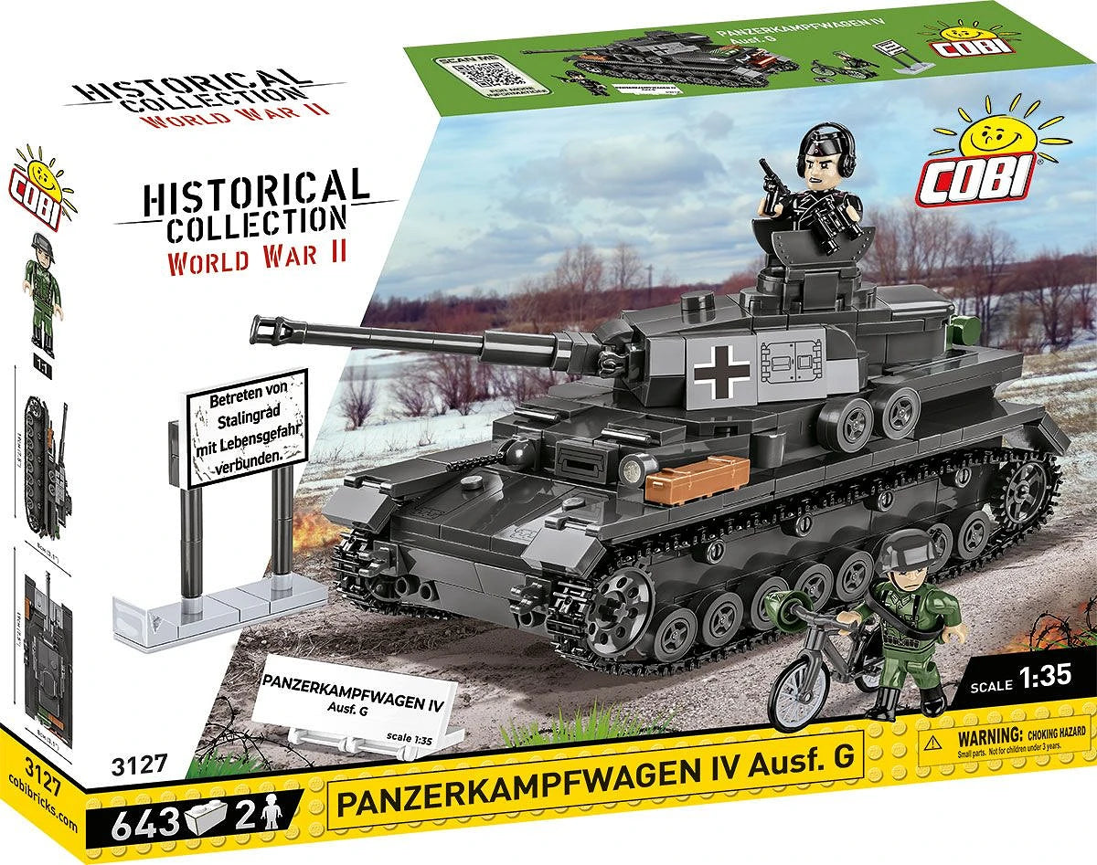 Cobi 3127 Panzerkampfwagen IV Aus.G 1:35 Scale