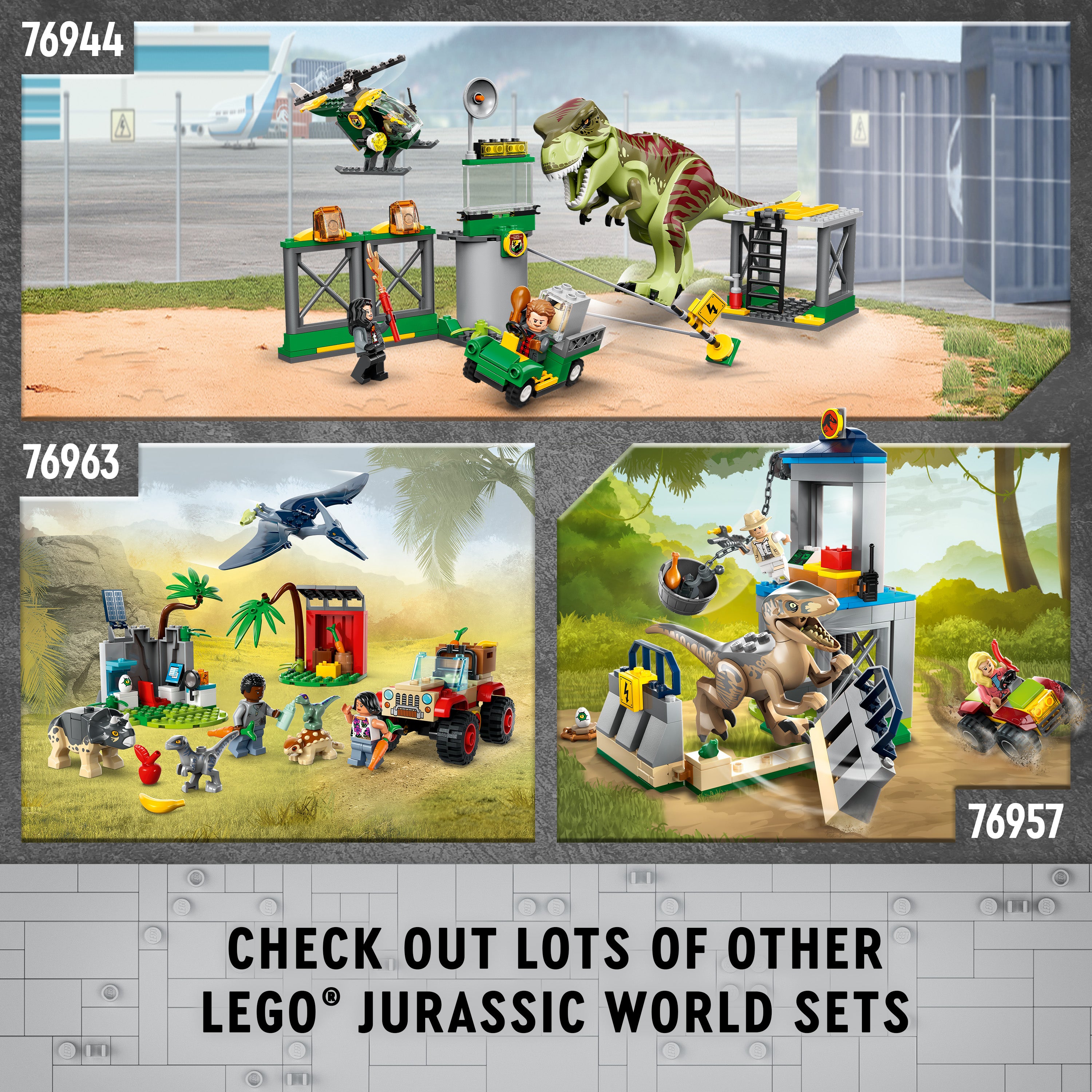 Lego 76963 Baby Dinosaur Rescue Centre