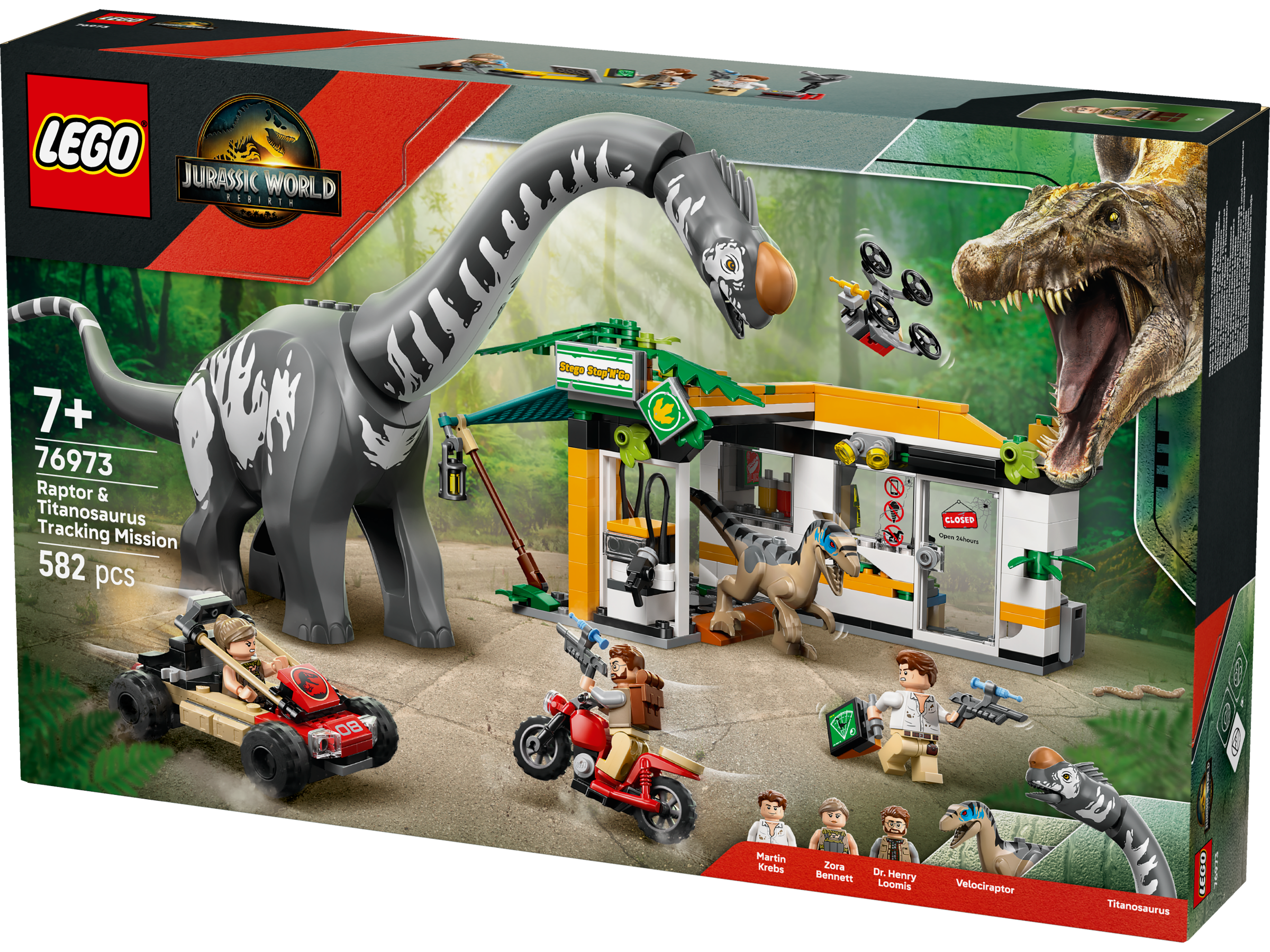 Lego 76973 Raptor & Titanosaurus Tracking Mission