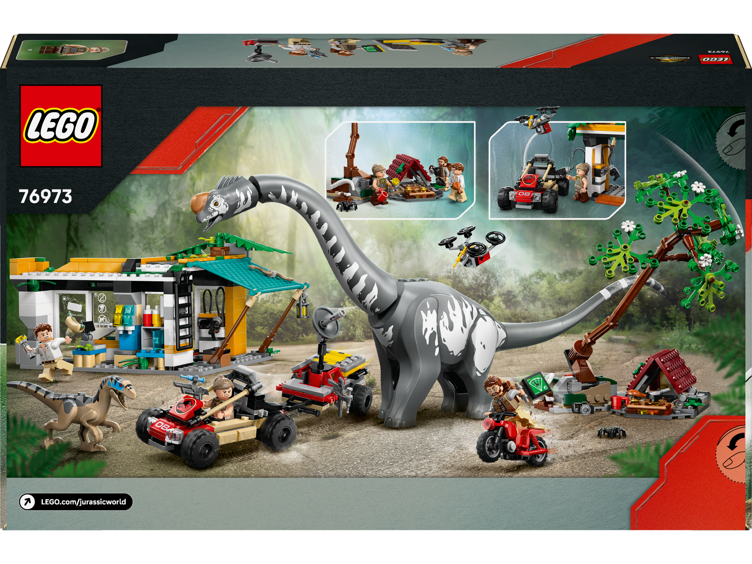Lego 76973 Raptor & Titanosaurus Tracking Mission