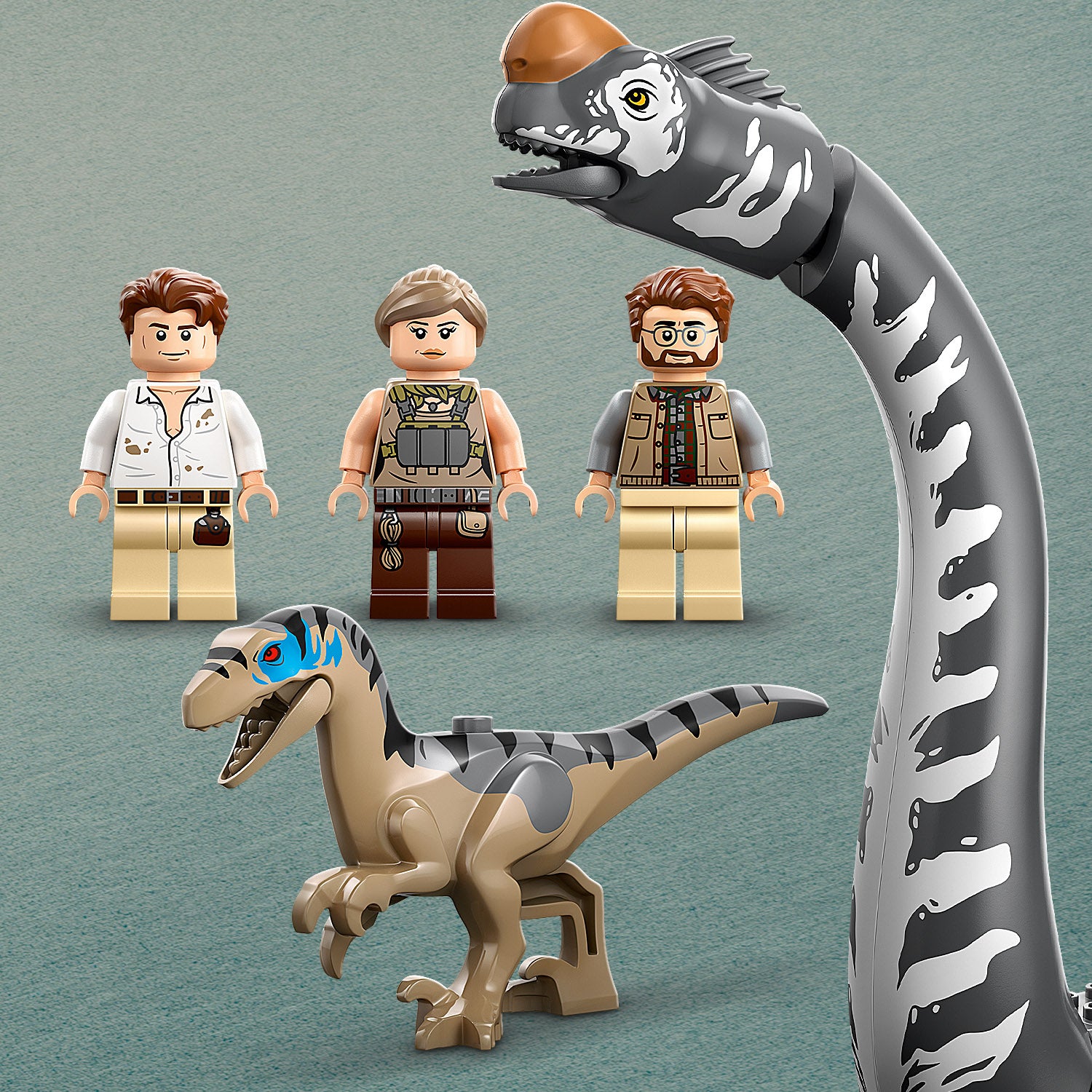 Lego 76973 Raptor & Titanosaurus Tracking Mission