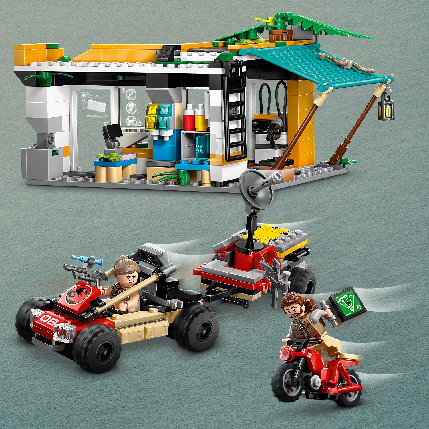 Lego 76973 Raptor & Titanosaurus Tracking Mission