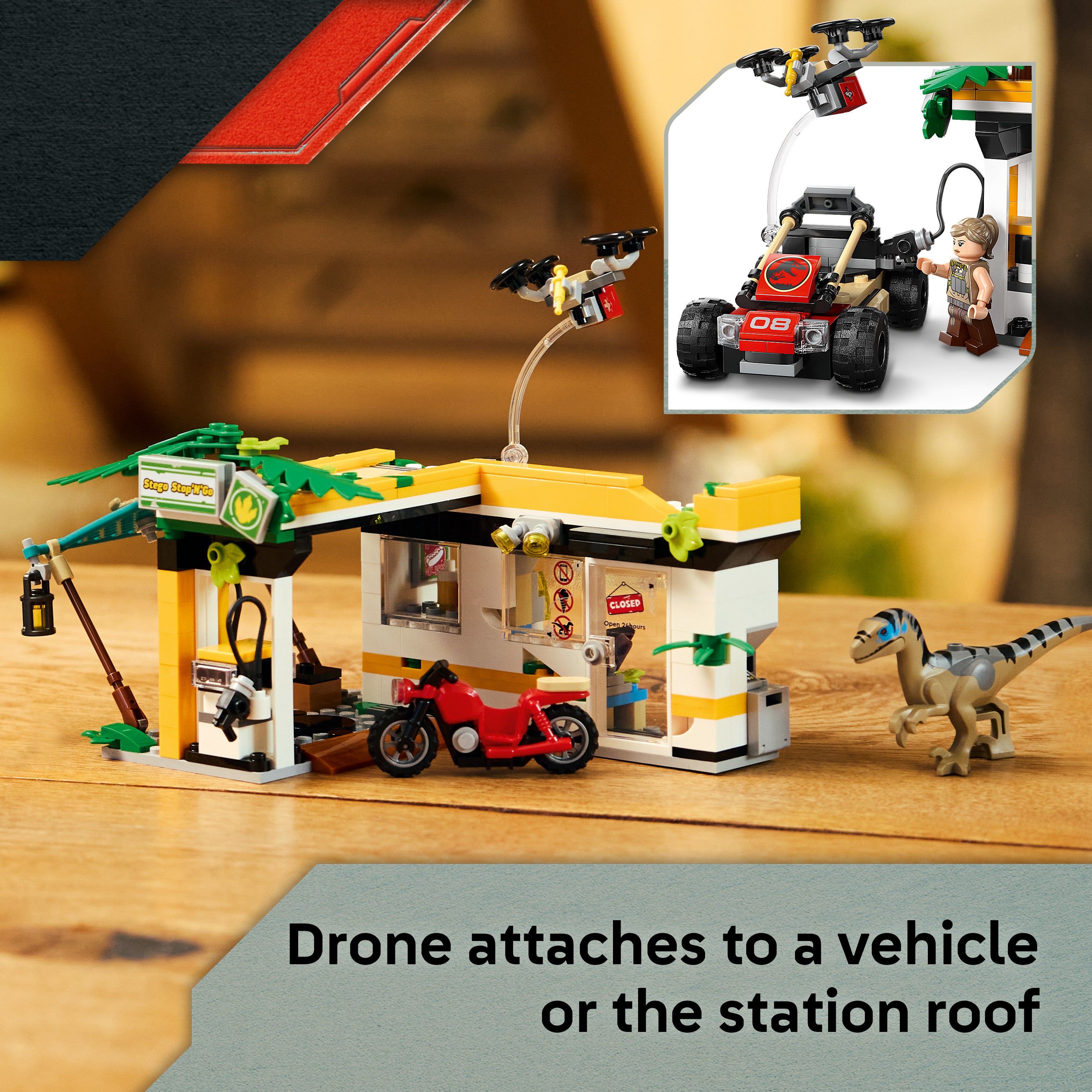 Lego 76973 Raptor & Titanosaurus Tracking Mission