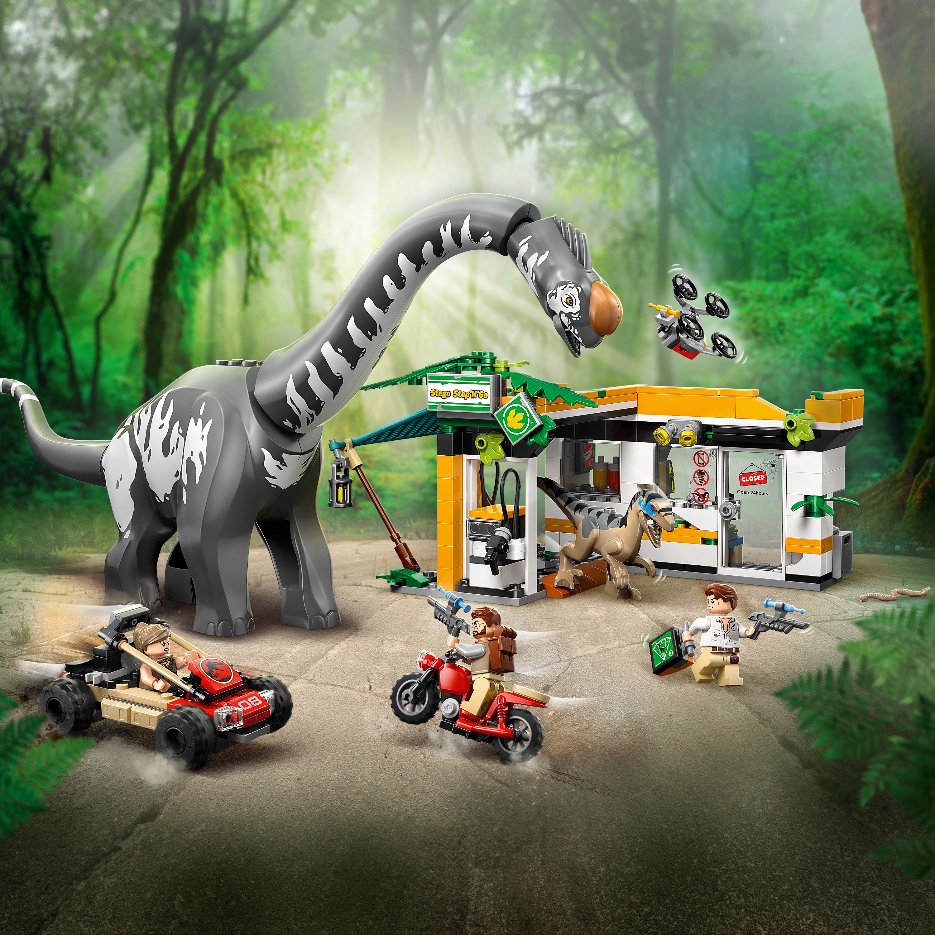 Lego 76973 Raptor & Titanosaurus Tracking Mission