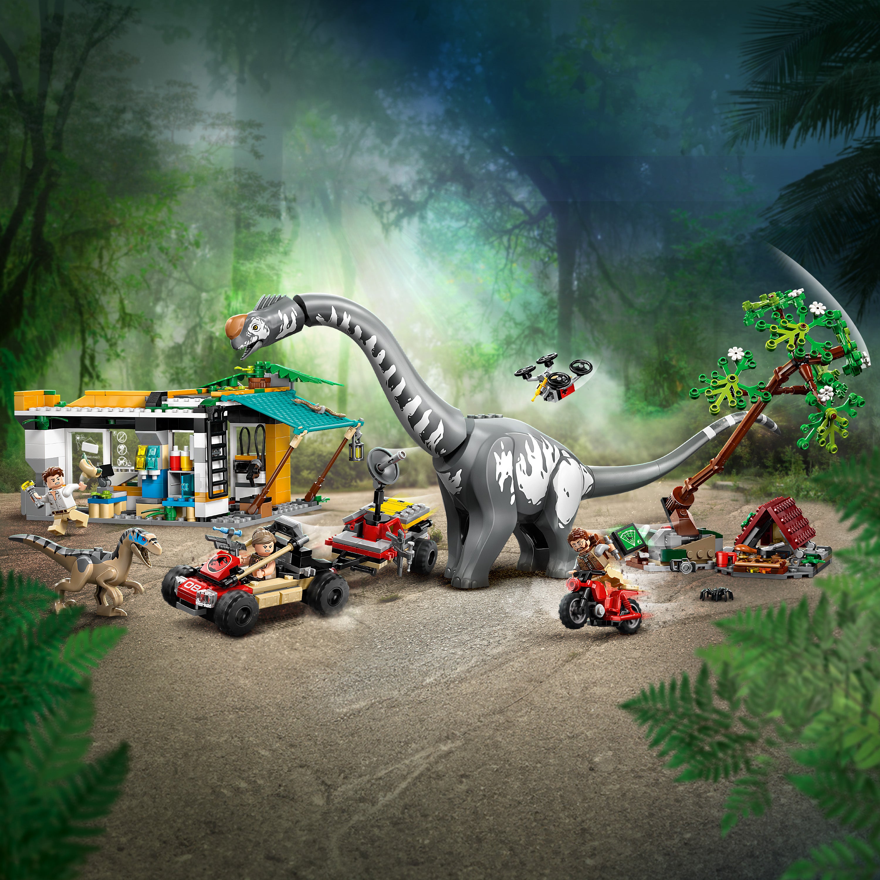 Lego 76973 Raptor & Titanosaurus Tracking Mission