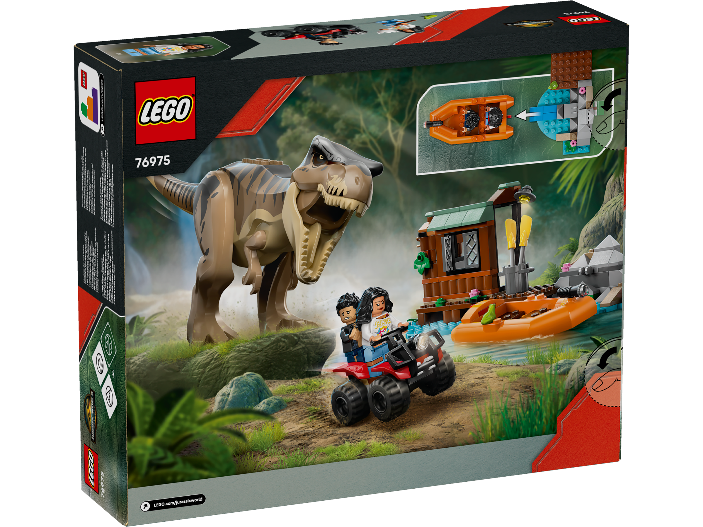 Lego 76975 T-Rex River Escape set