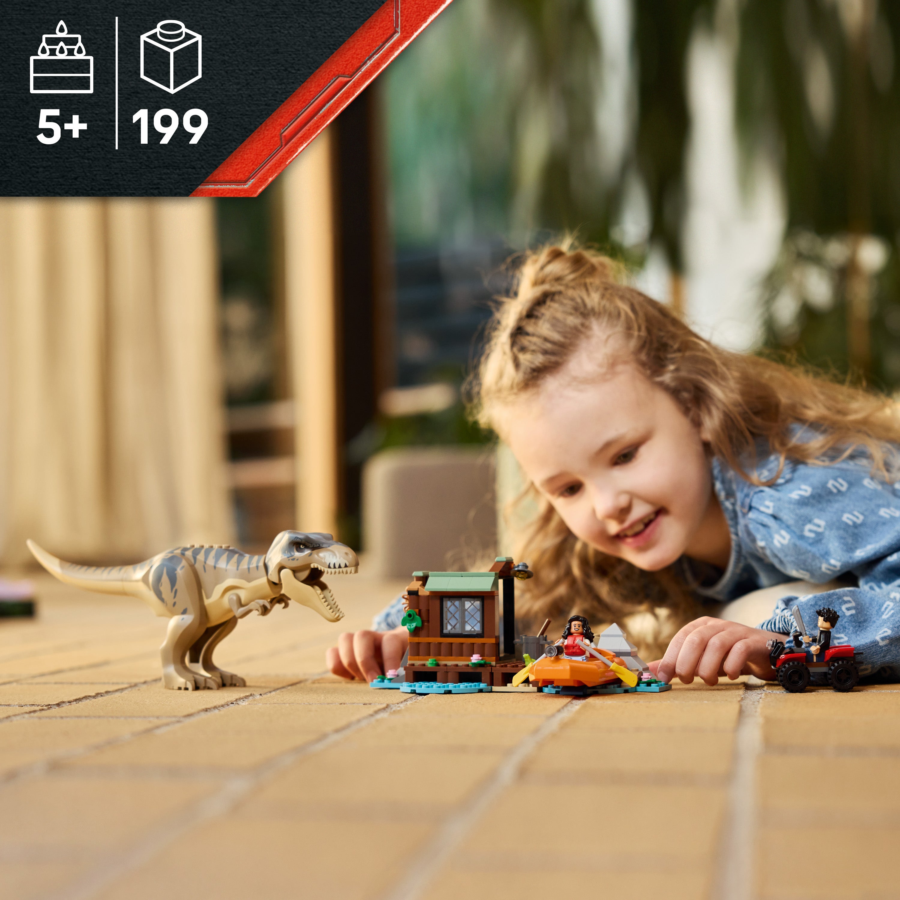Lego 76975 T-Rex River Escape set