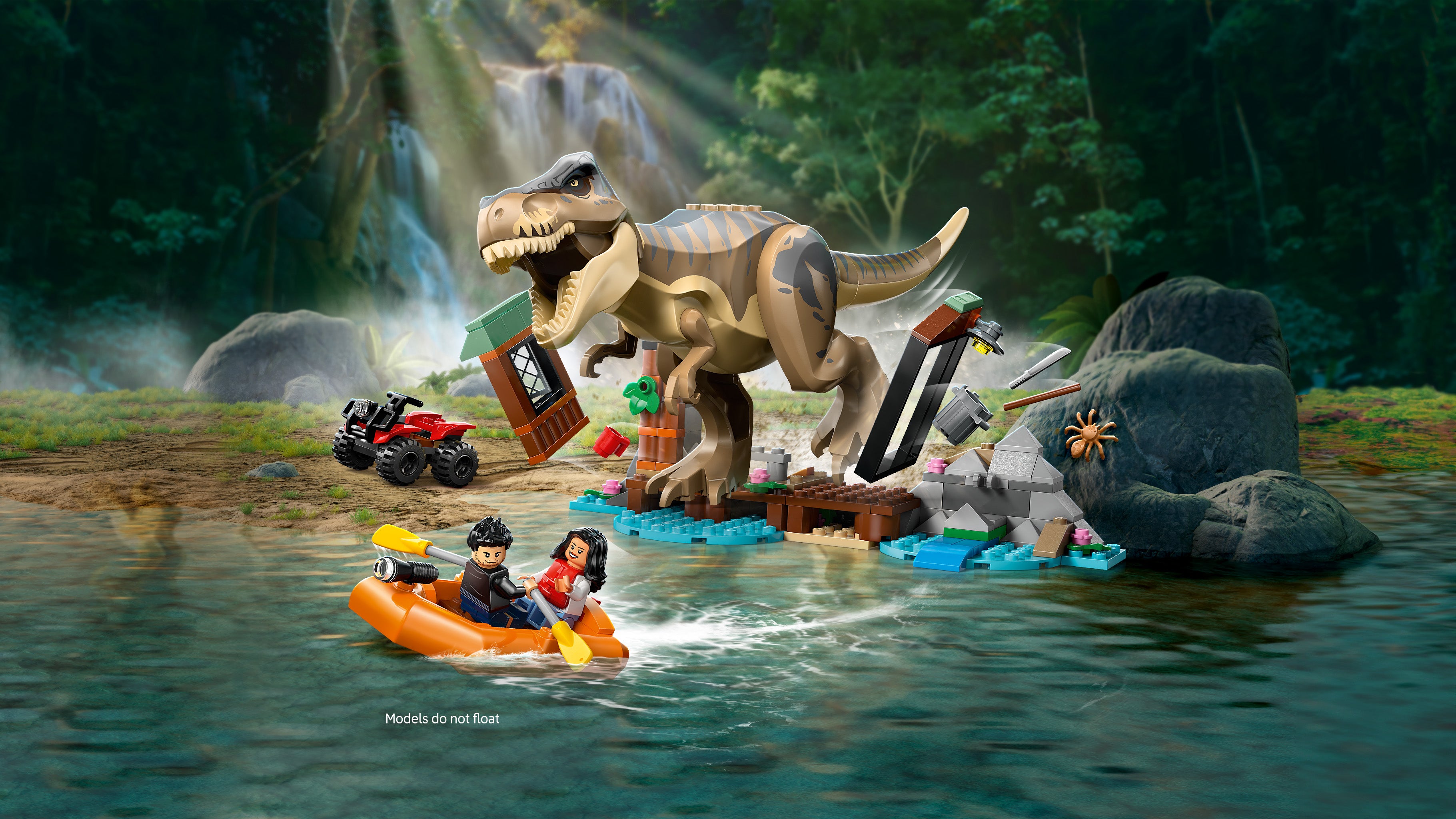Lego 76975 T-Rex River Escape set