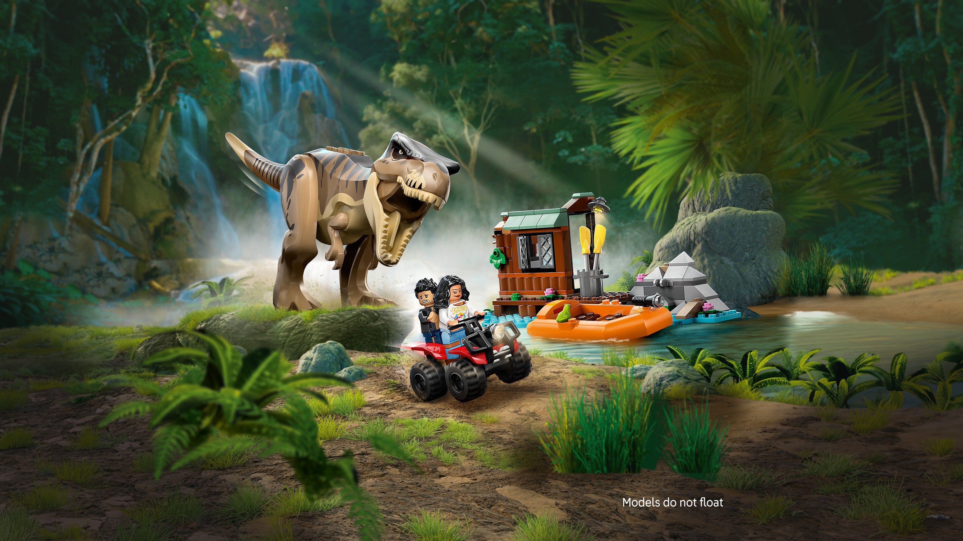 Lego 76975 T-Rex River Escape set