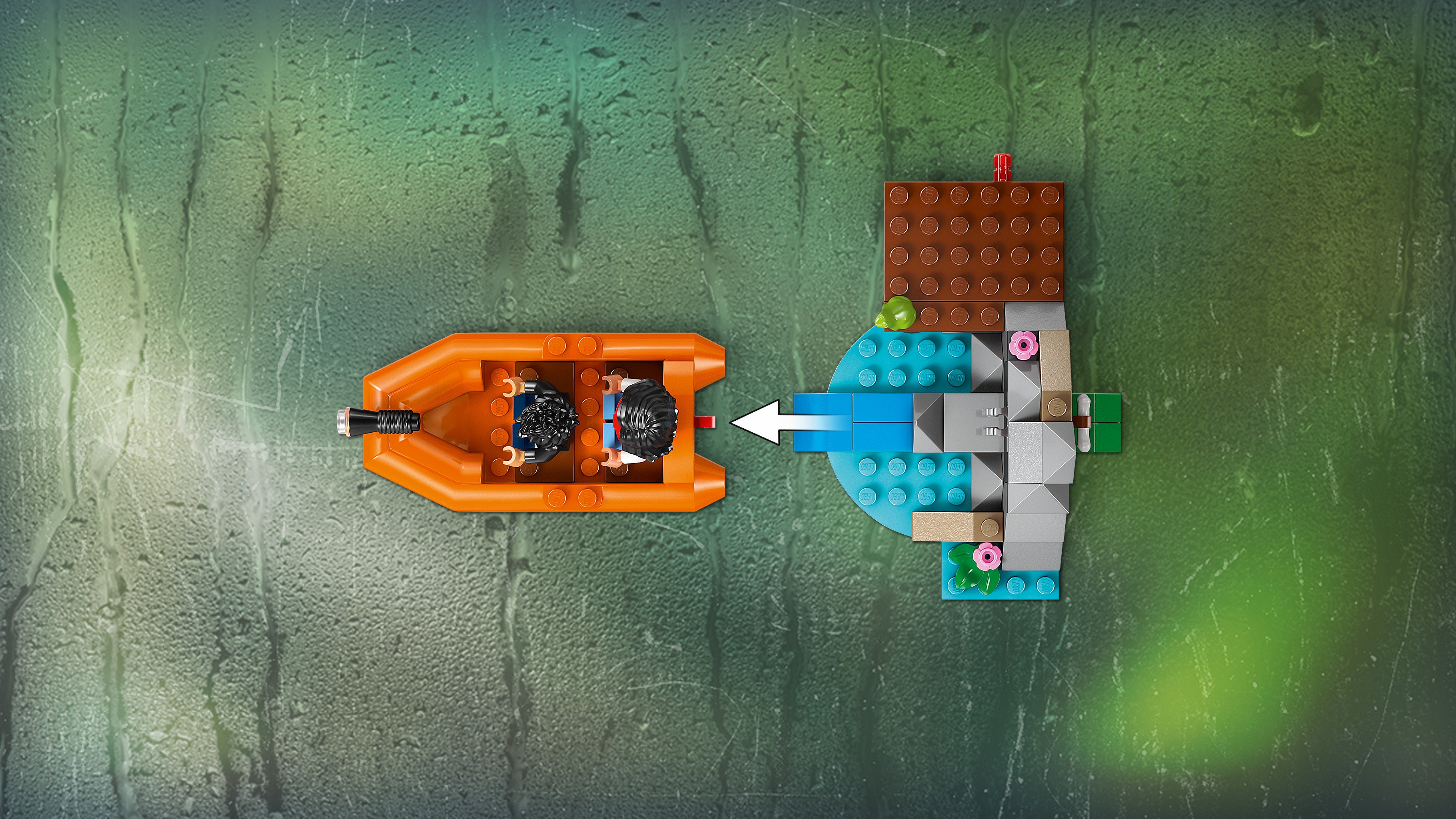Lego 76975 T-Rex River Escape set