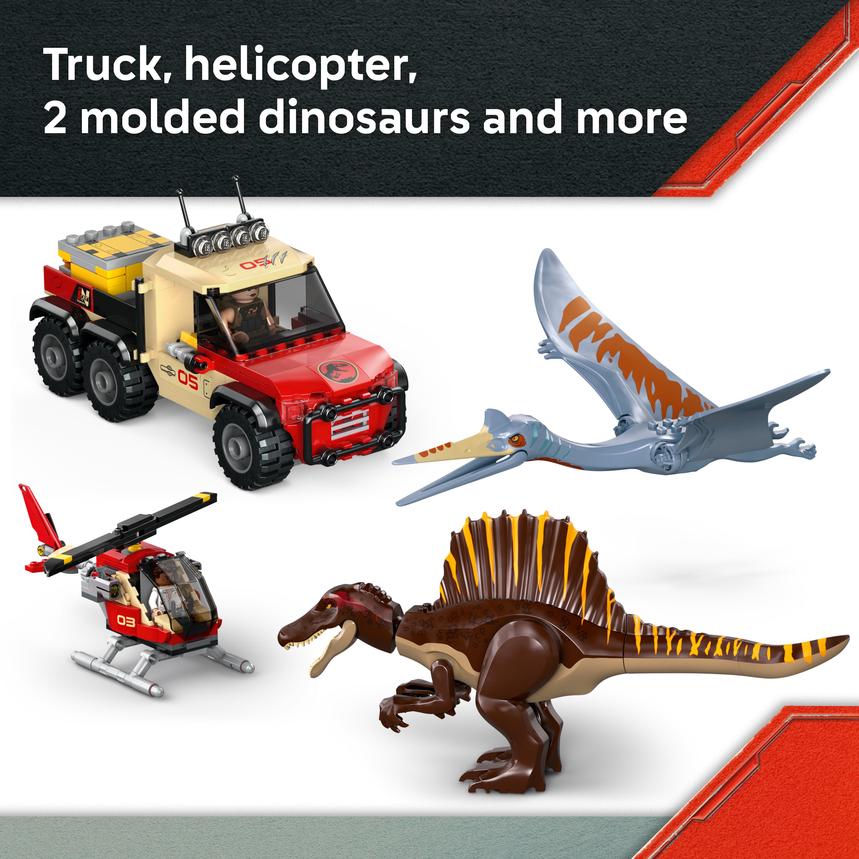 Lego 76976 Spinosaurus & Quetzalcoatlus Air Mission