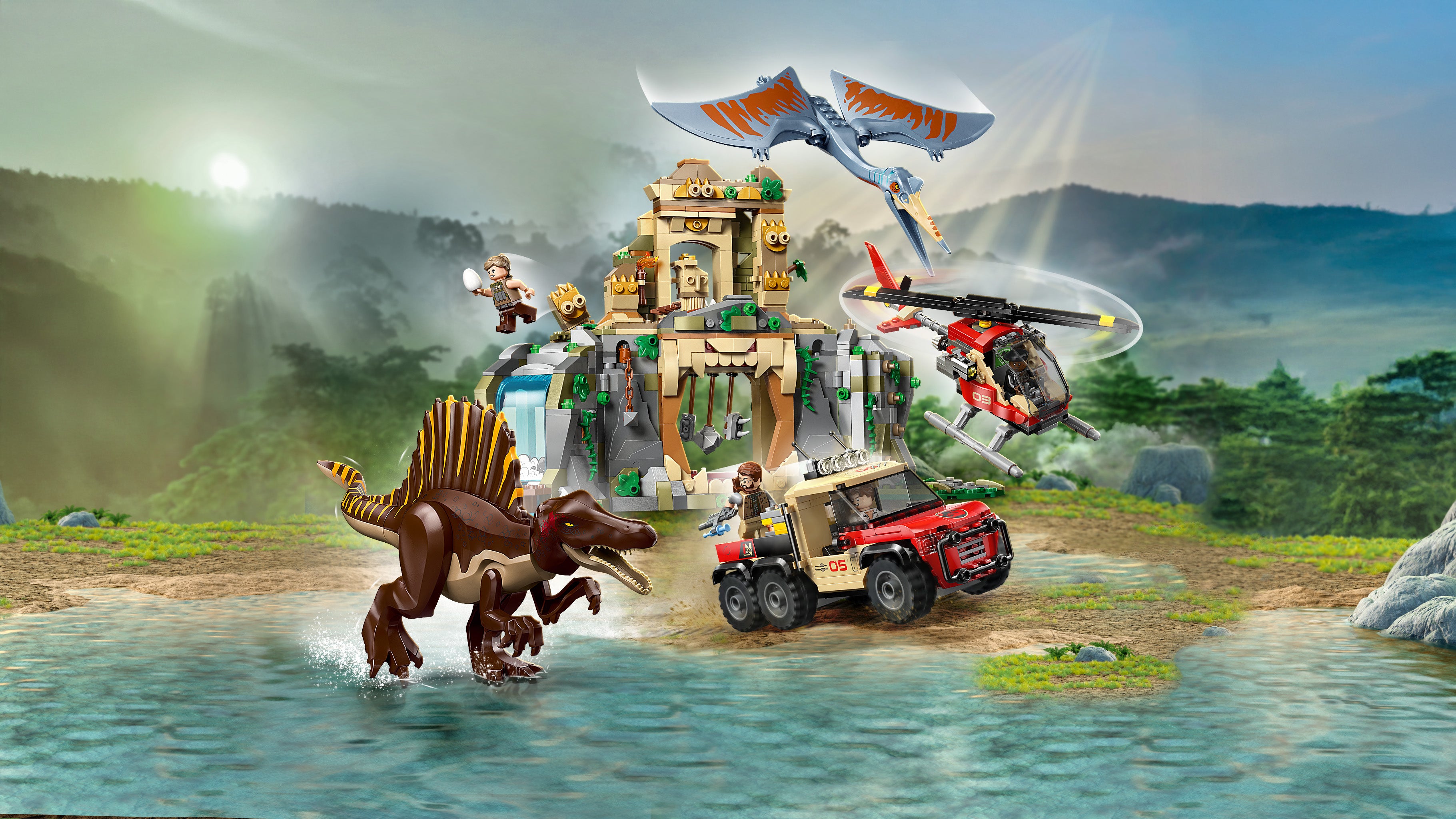 Lego 76976 Spinosaurus & Quetzalcoatlus Air Mission
