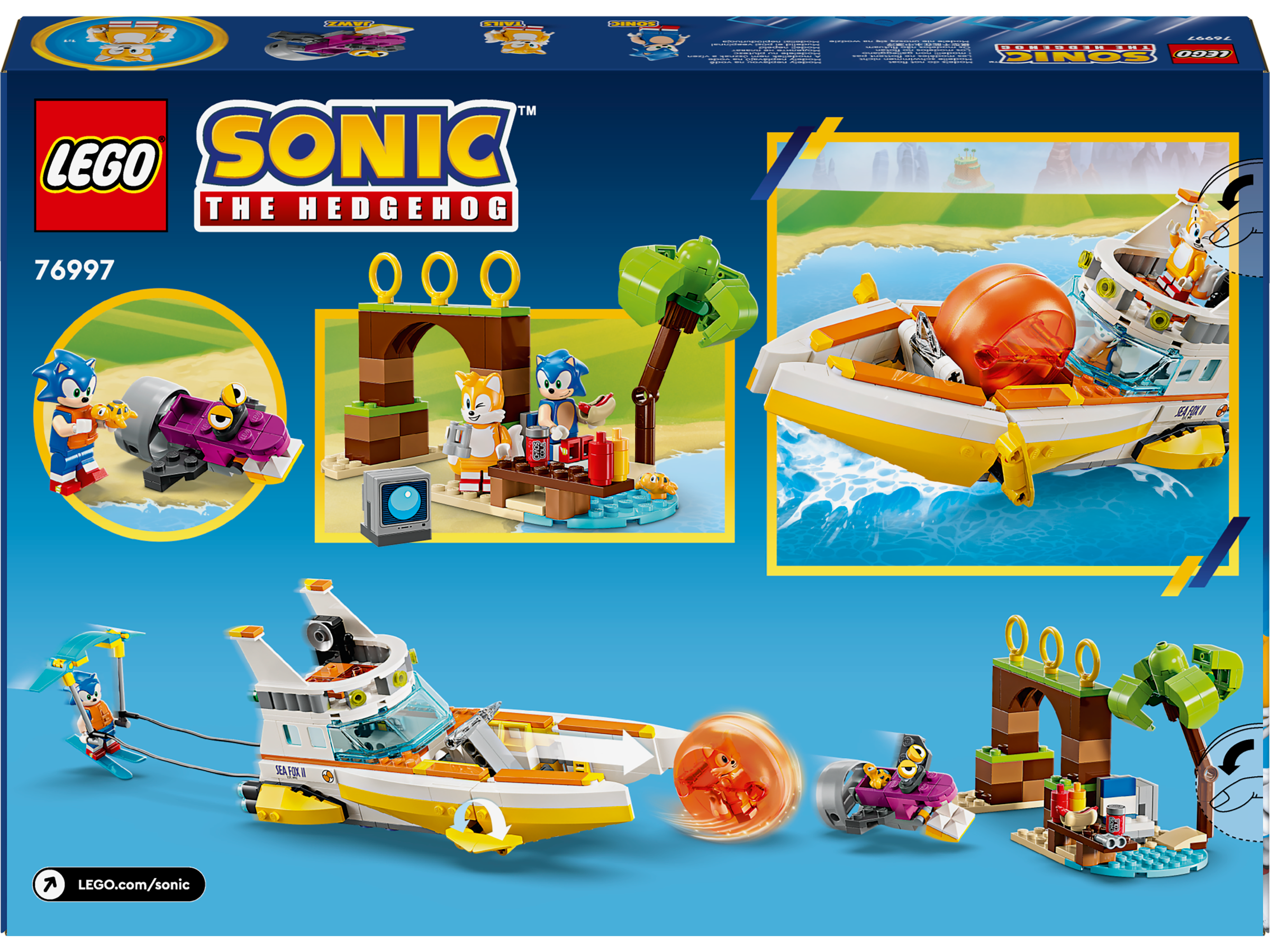 Lego 76997 Tails Adventure Boat