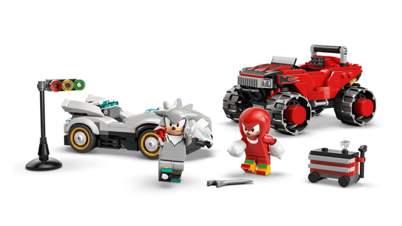 Lego 77118 Silvers Car vs. Knuckles Monster Truck