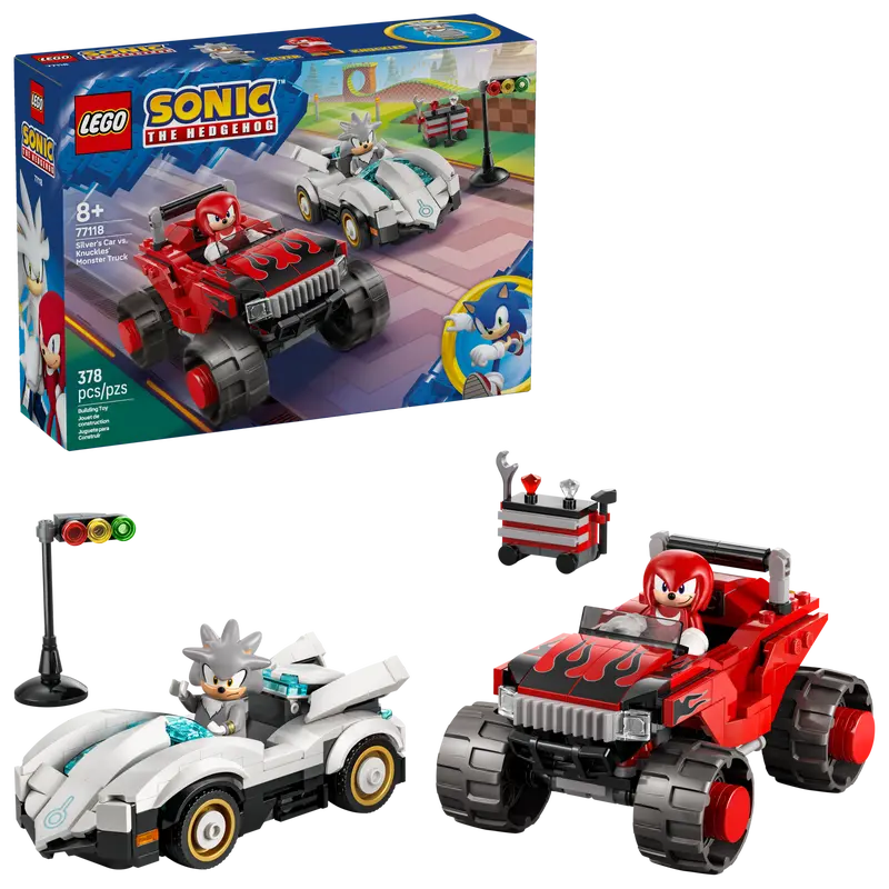 Lego 77118 Silvers Car vs. Knuckles Monster Truck