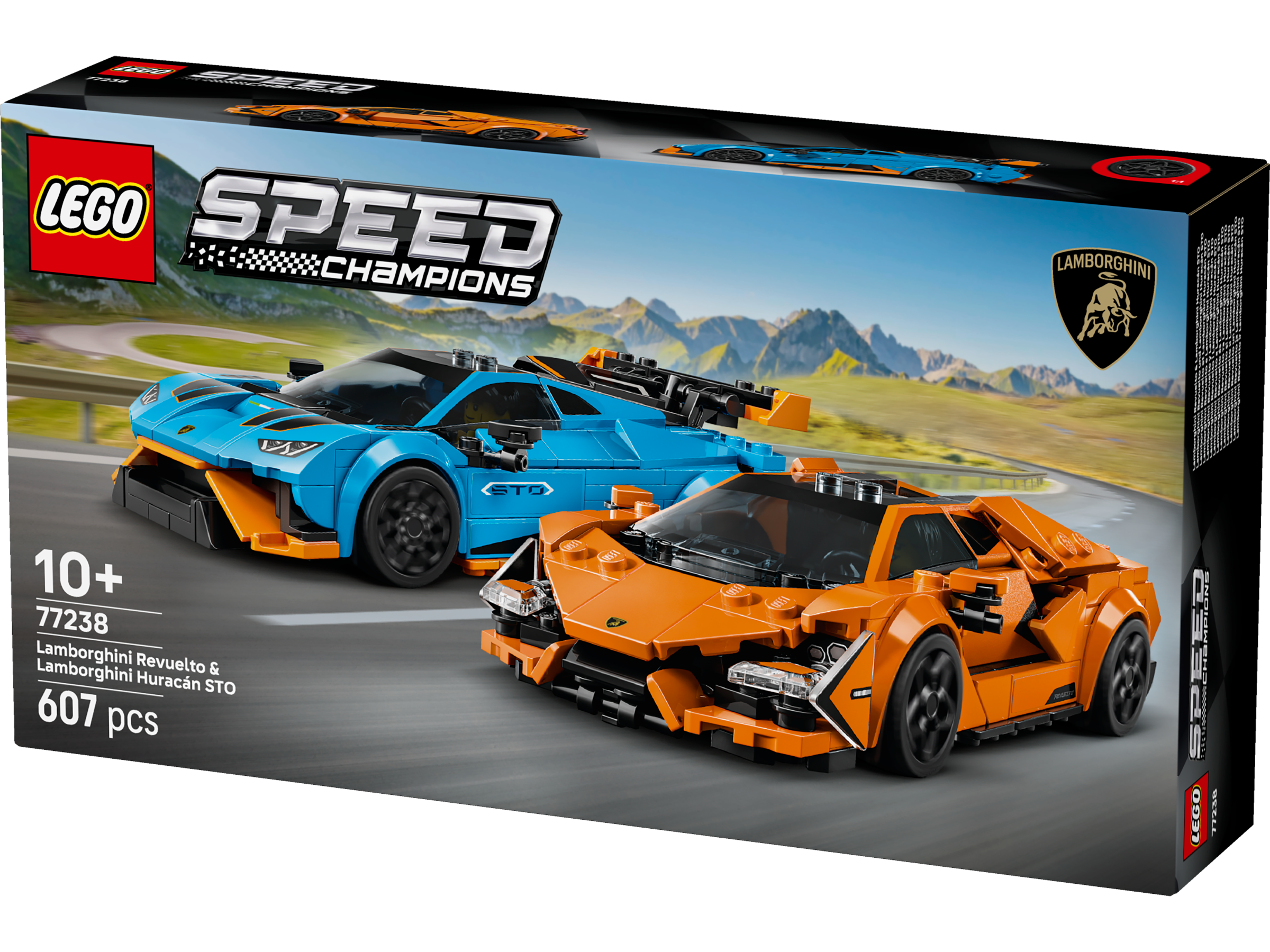 Lego 77238 Lamborghini Revuelto &  Huracán STO
