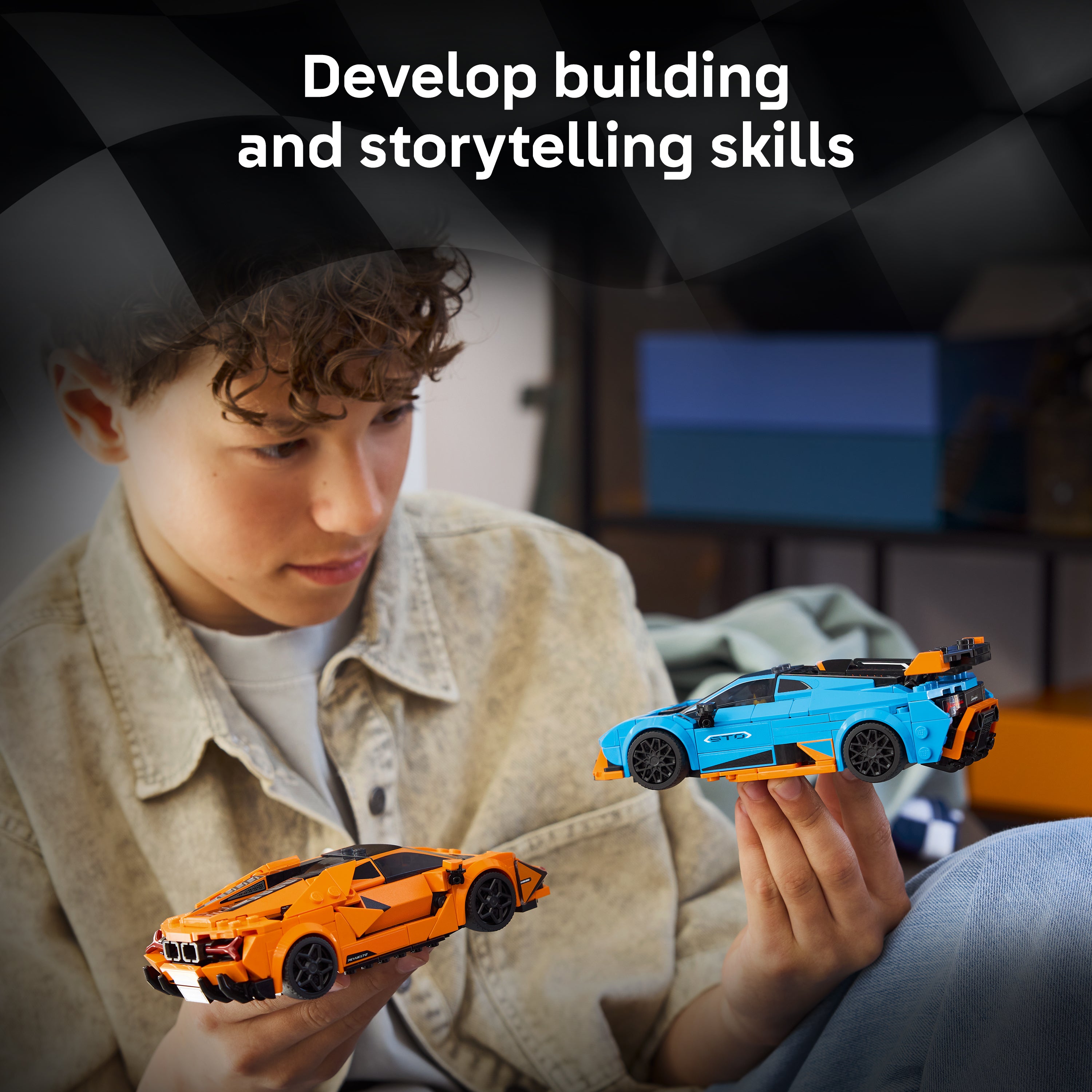 Lego 77238 Lamborghini Revuelto &  Huracán STO