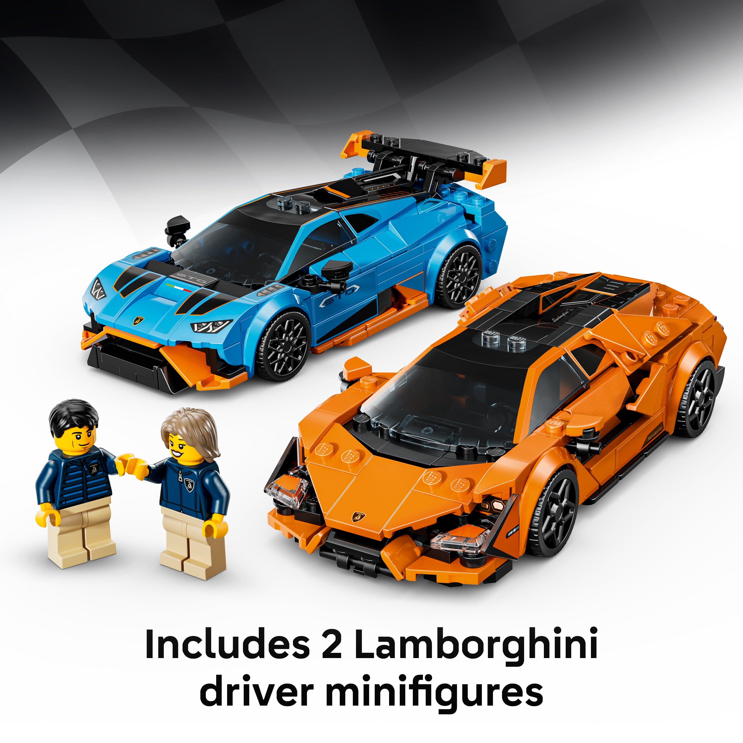 Lego 77238 Lamborghini Revuelto &  Huracán STO