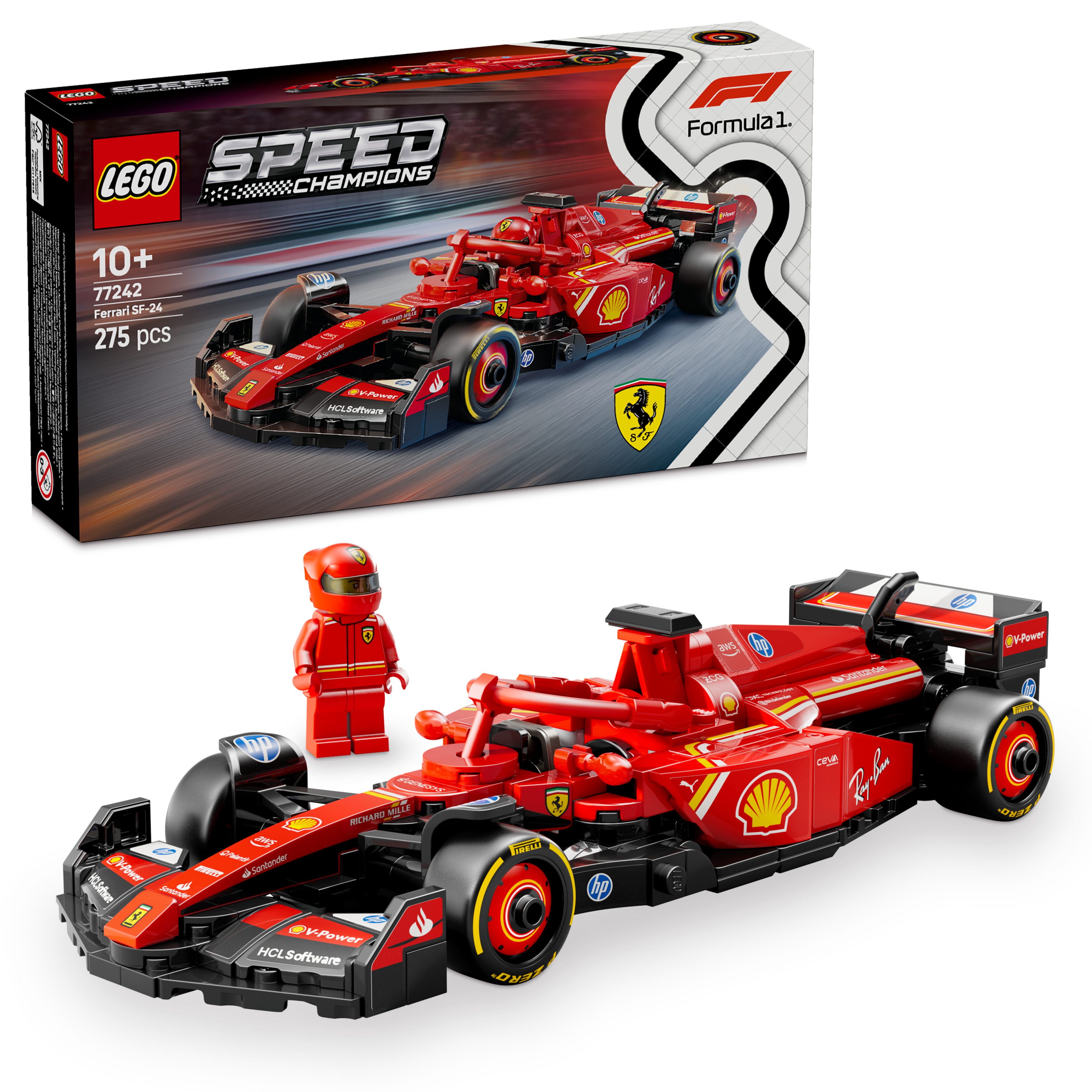 Lego 77242 Ferrari SF-24 F1 Race Car