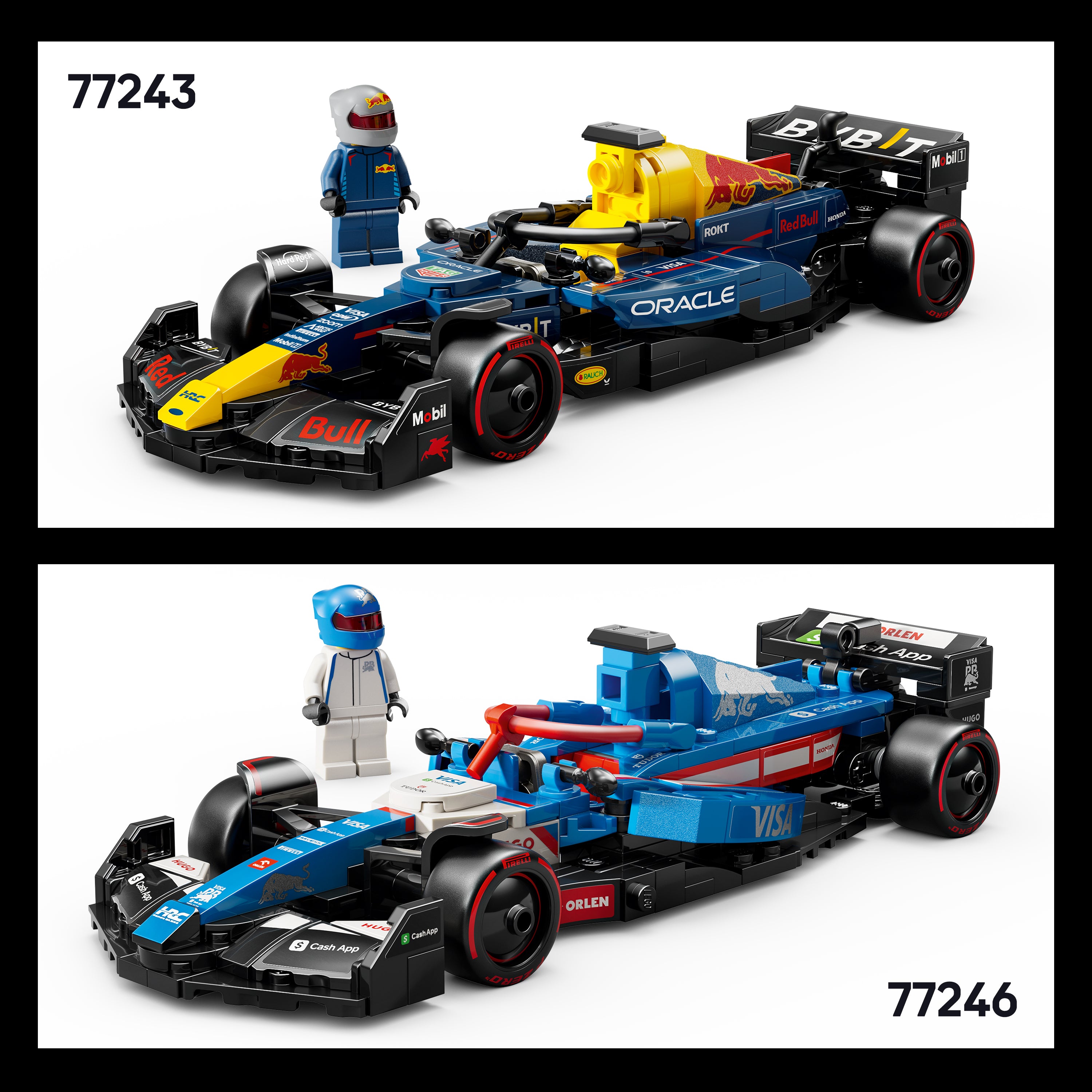 Lego 77243 Oracle Red Bull Racing RB20 Fi Race Car