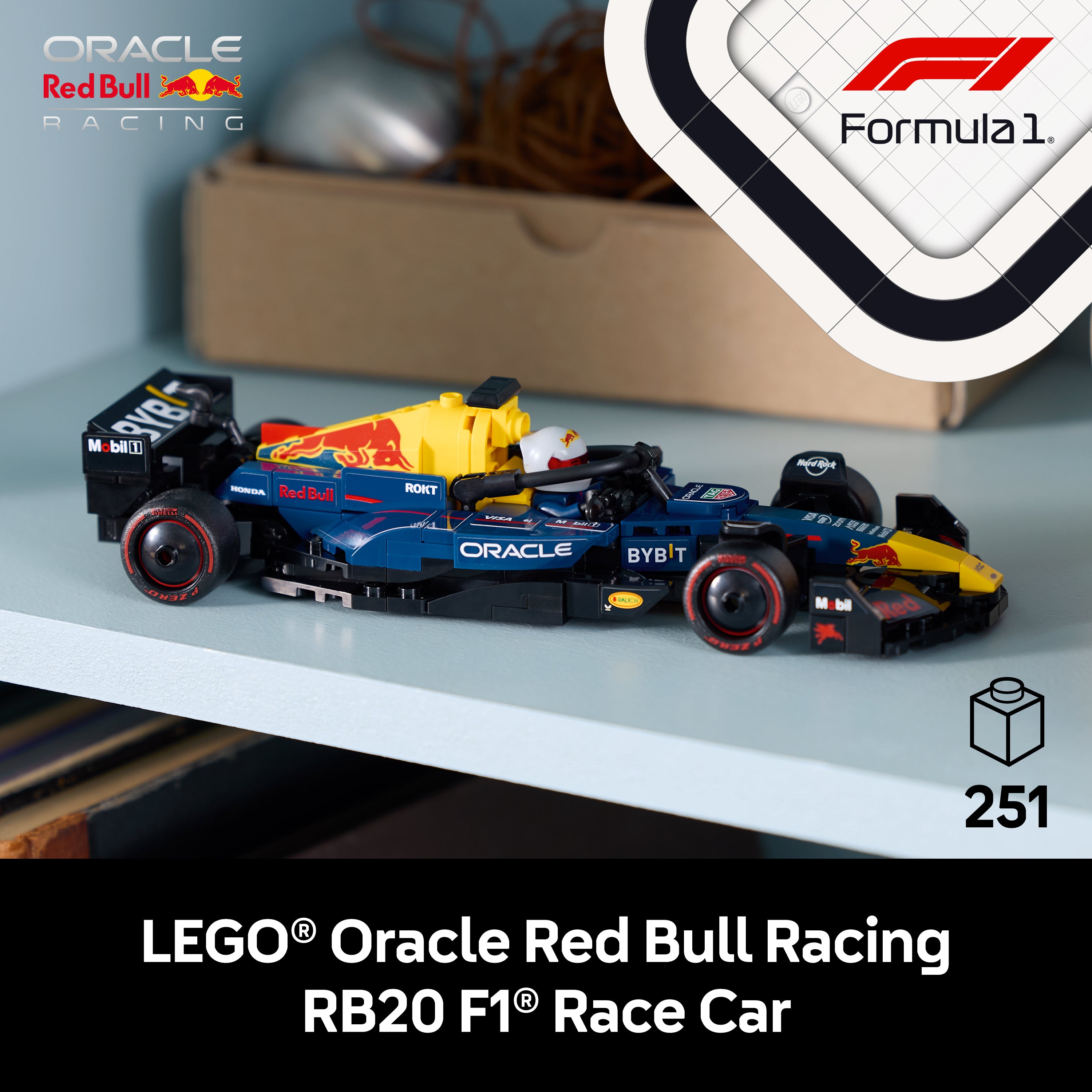 Lego 77243 Oracle Red Bull Racing RB20 Fi Race Car