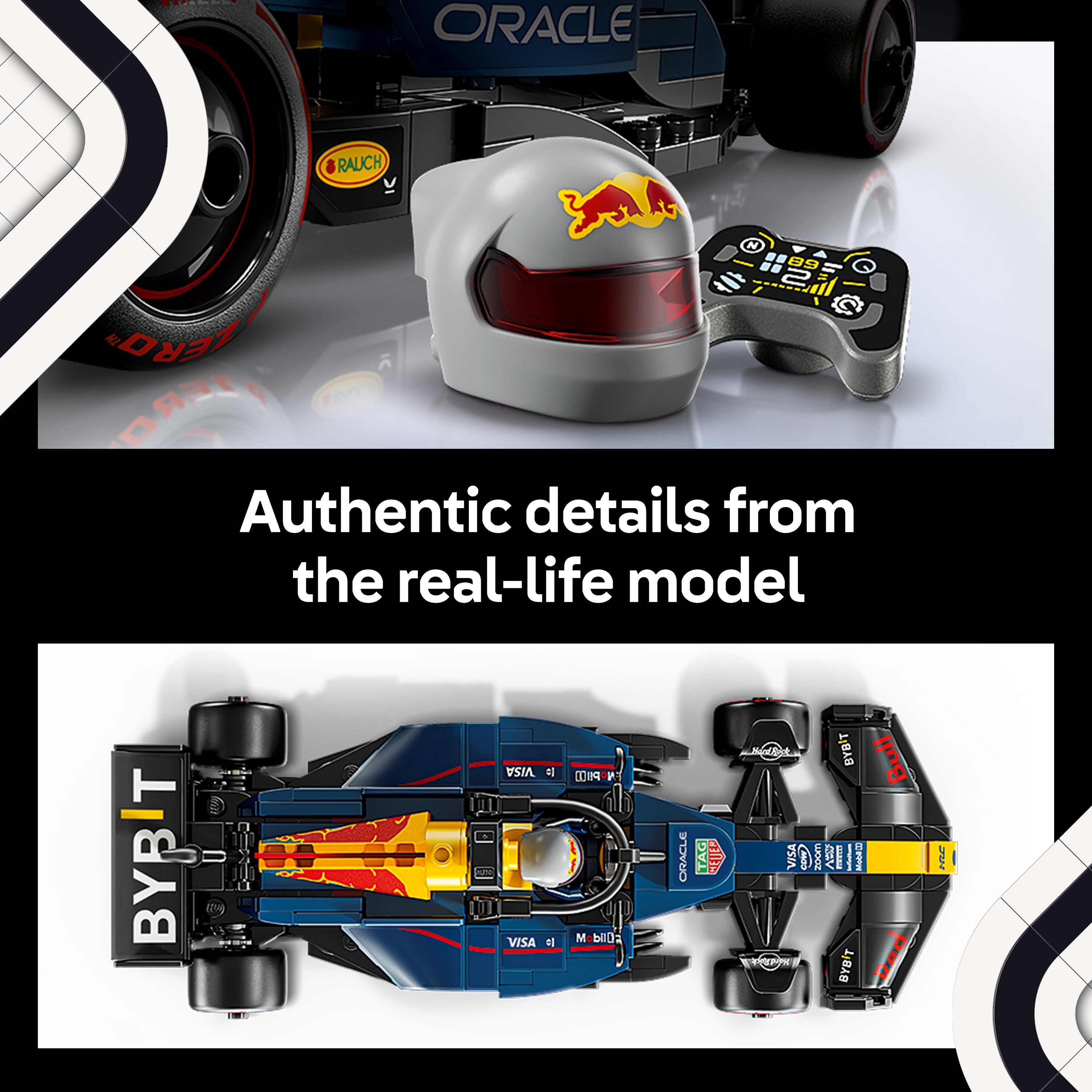 Lego 77243 Oracle Red Bull Racing RB20 Fi Race Car