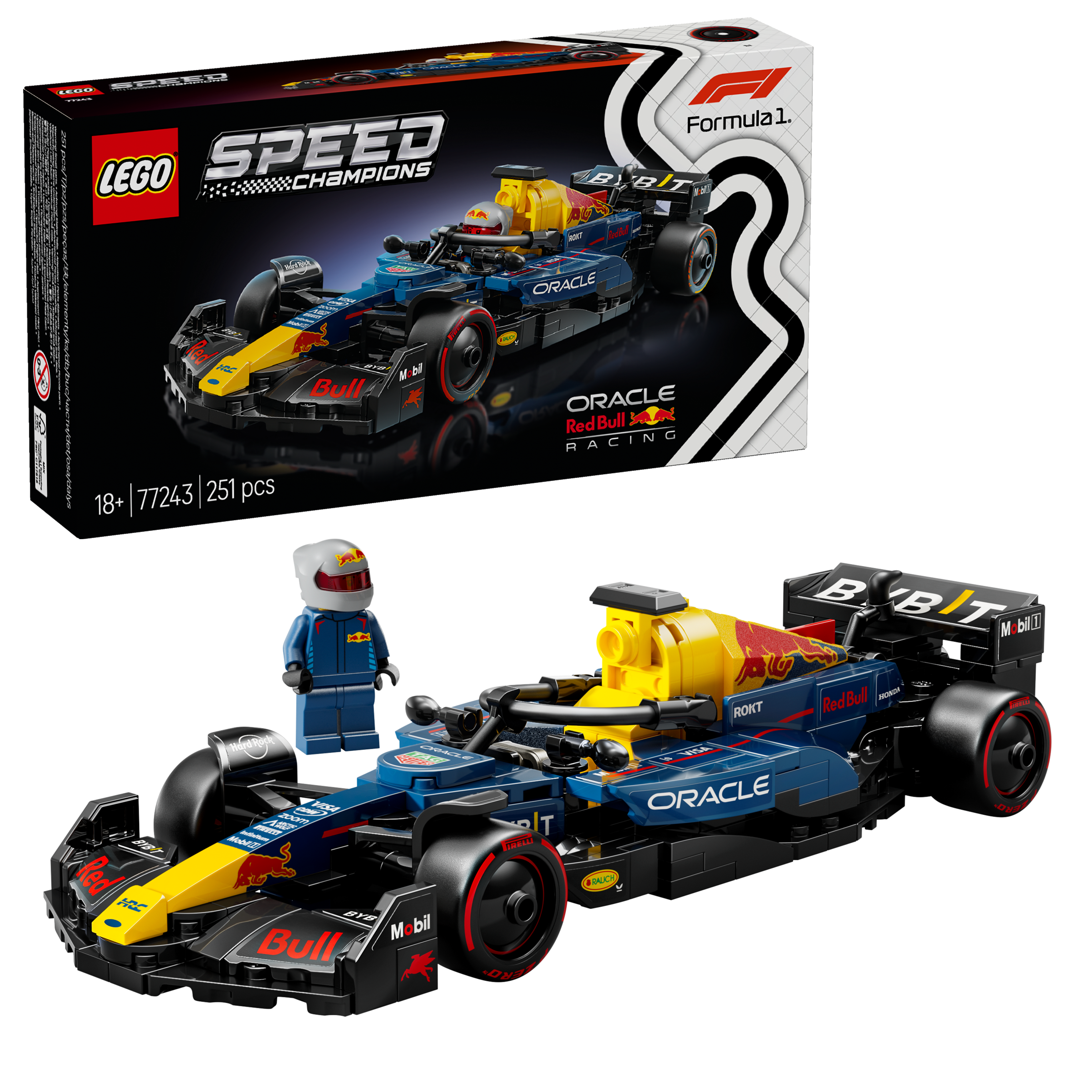 Lego 77243 Oracle Red Bull Racing RB20 Fi Race Car