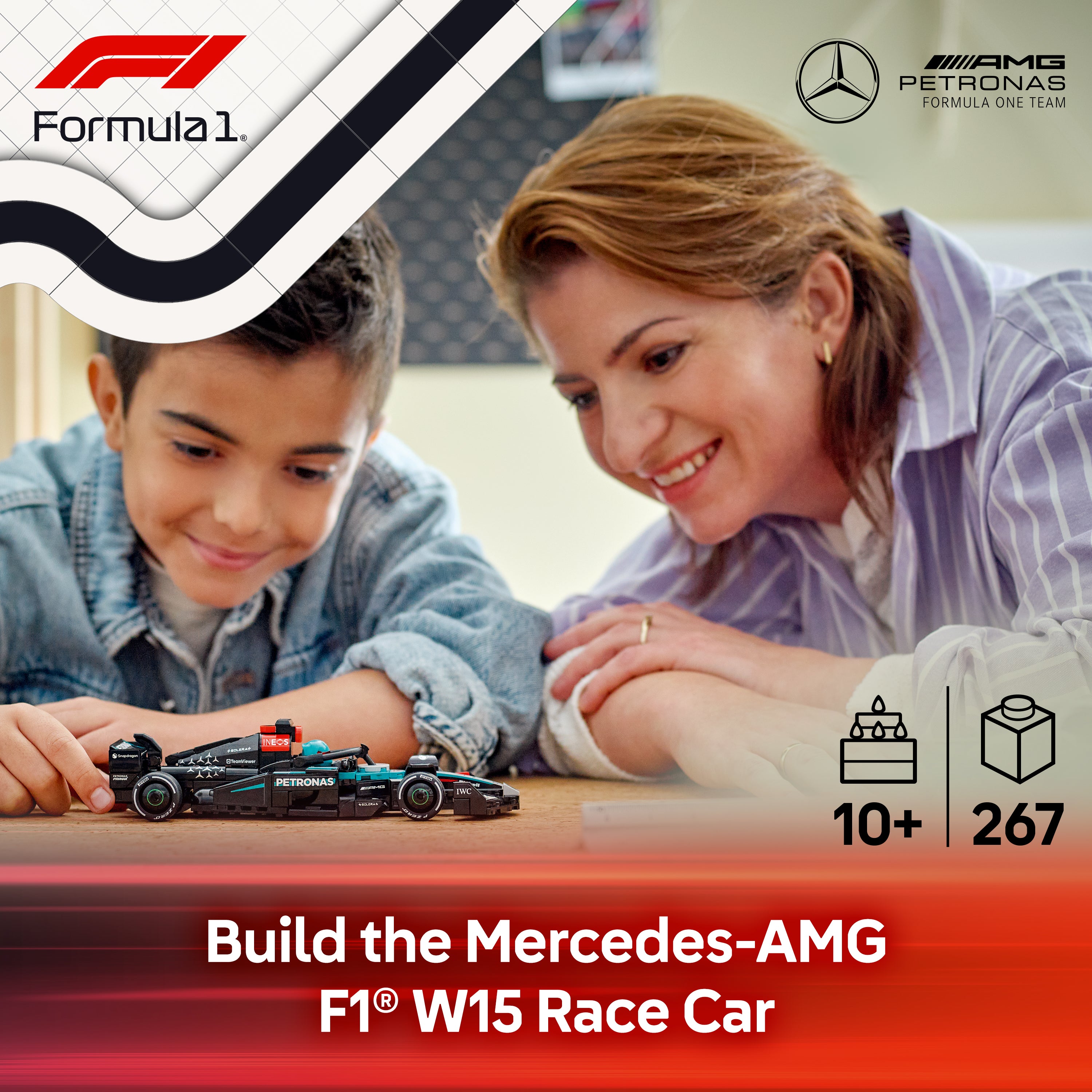 Lego 77244 Mercedes-AMG F1 W15 Race Car